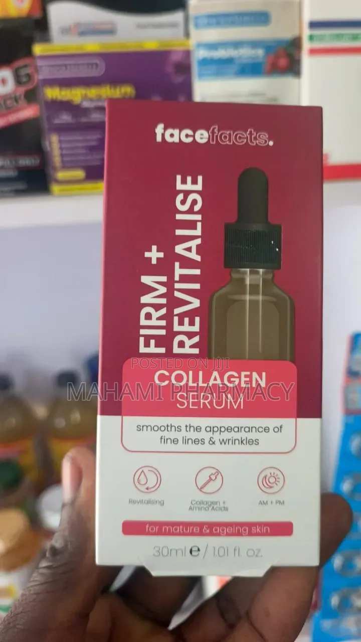 Face Facts Firm + Revitalise Collagen Serum – 30ml
