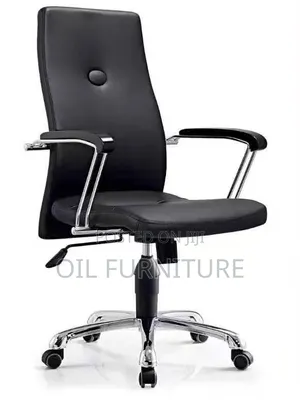 ​High-Back Executive Leather Office Chair –Ergonomic Swivel Desk Chair