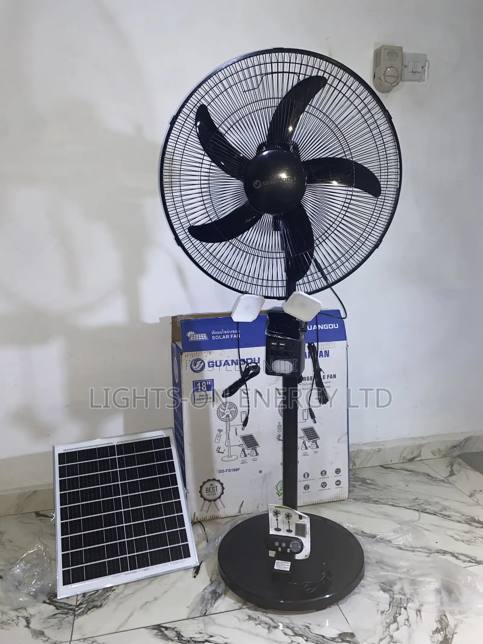 18inch Solar Fan With Remote