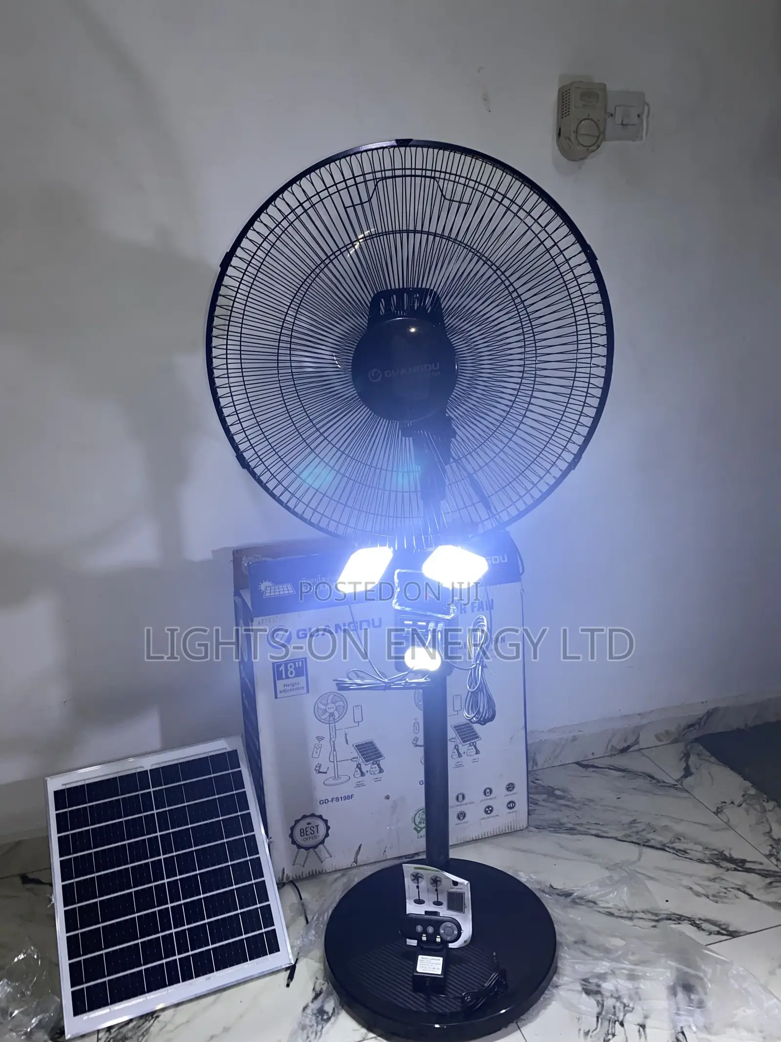 18inch Solar Fan With Remote