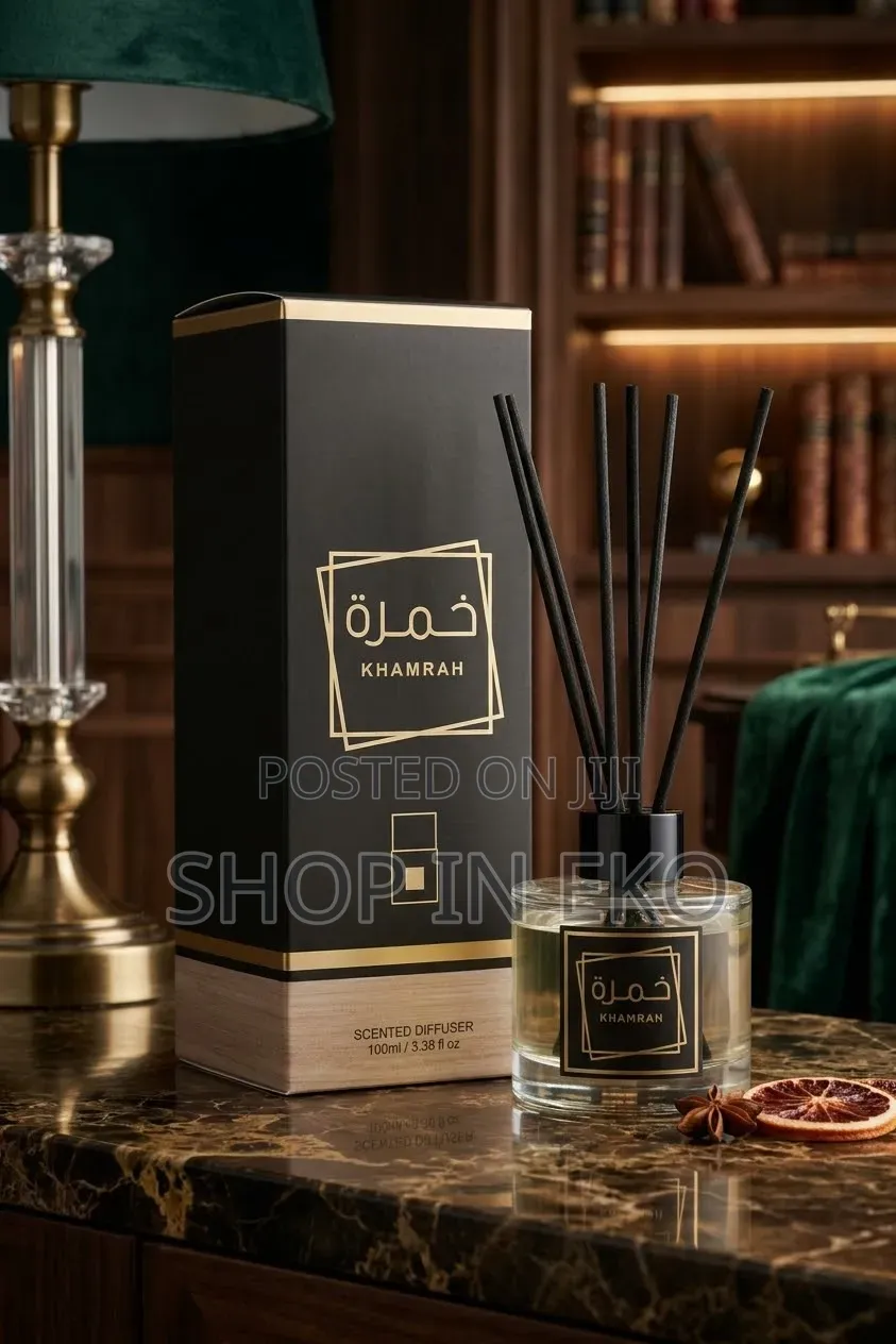 Khamrah Scented Reed Diffuser – Warm Spicy & Amber Home Fragrance