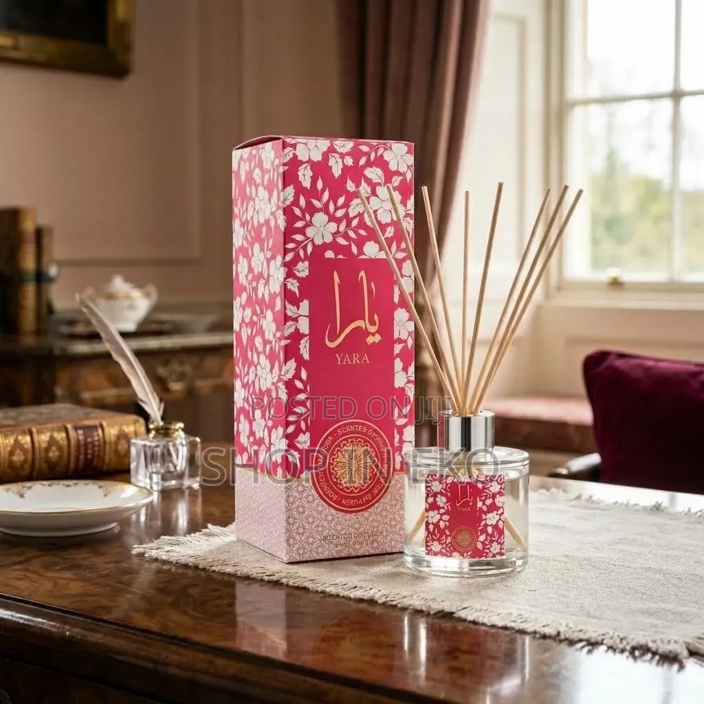 Yara Scented Reed Diffuser – Sweet Floral & Vanilla Home Fragrance