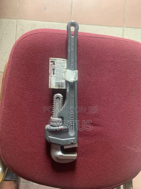 14" Ridgid 31095 Model 814 Aluminum Straight Pipe Wrench