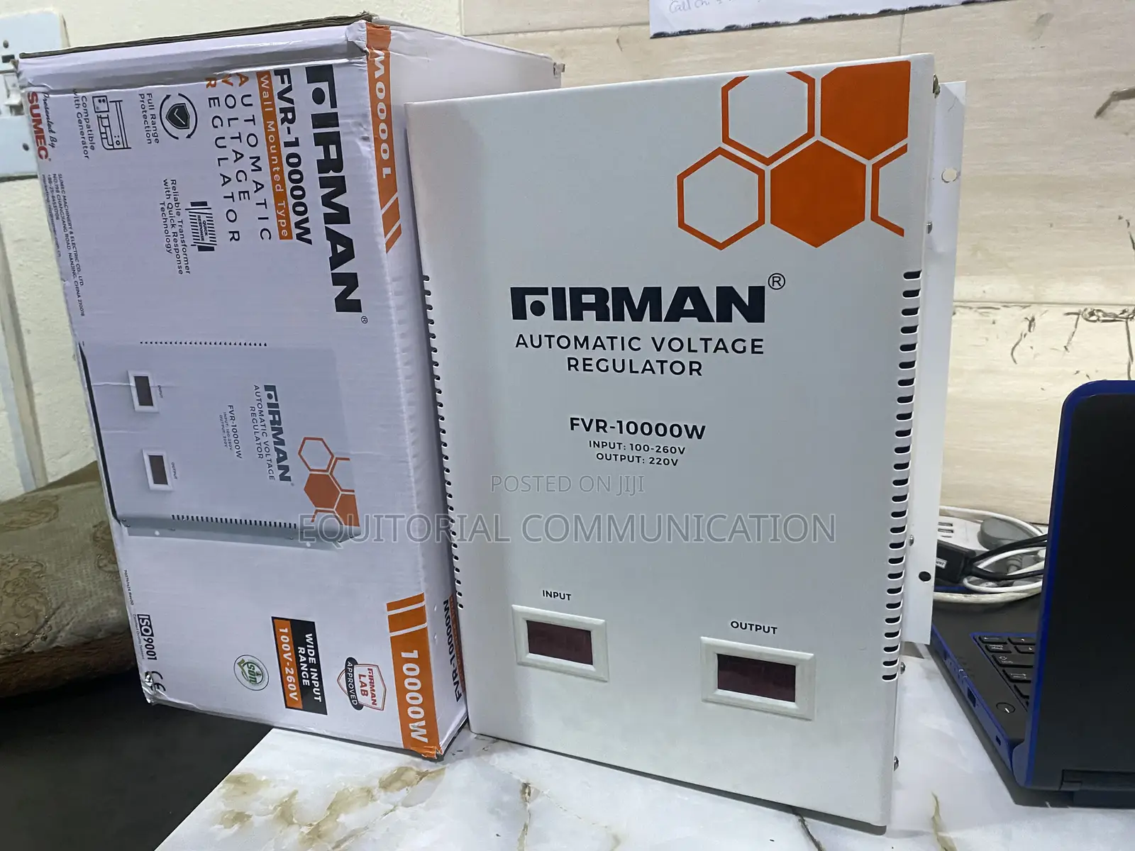 FIRMAN FVR-10000W Wall-Mounted Power Protection Device