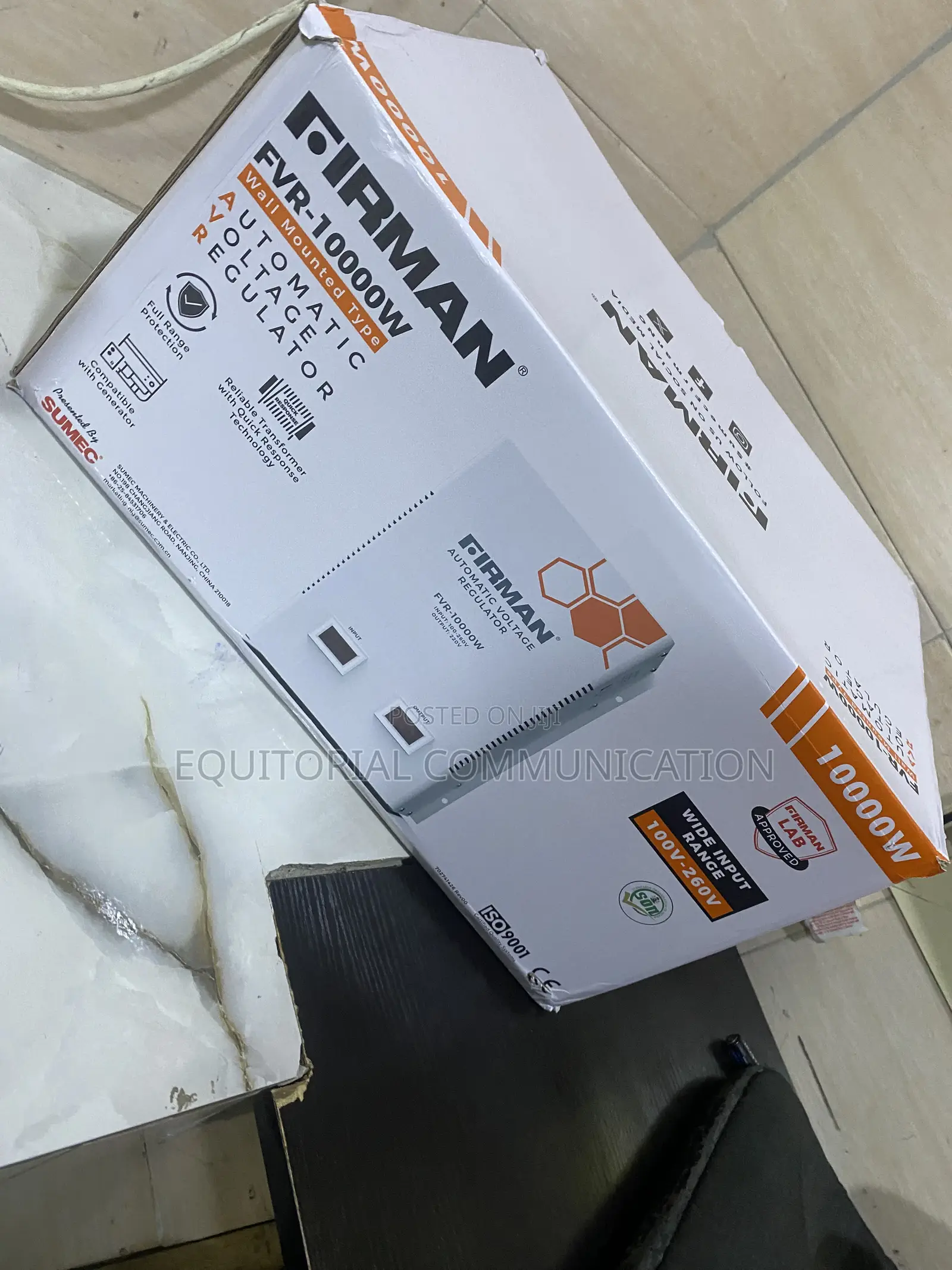FIRMAN FVR-10000W Automatic Voltage Correction System