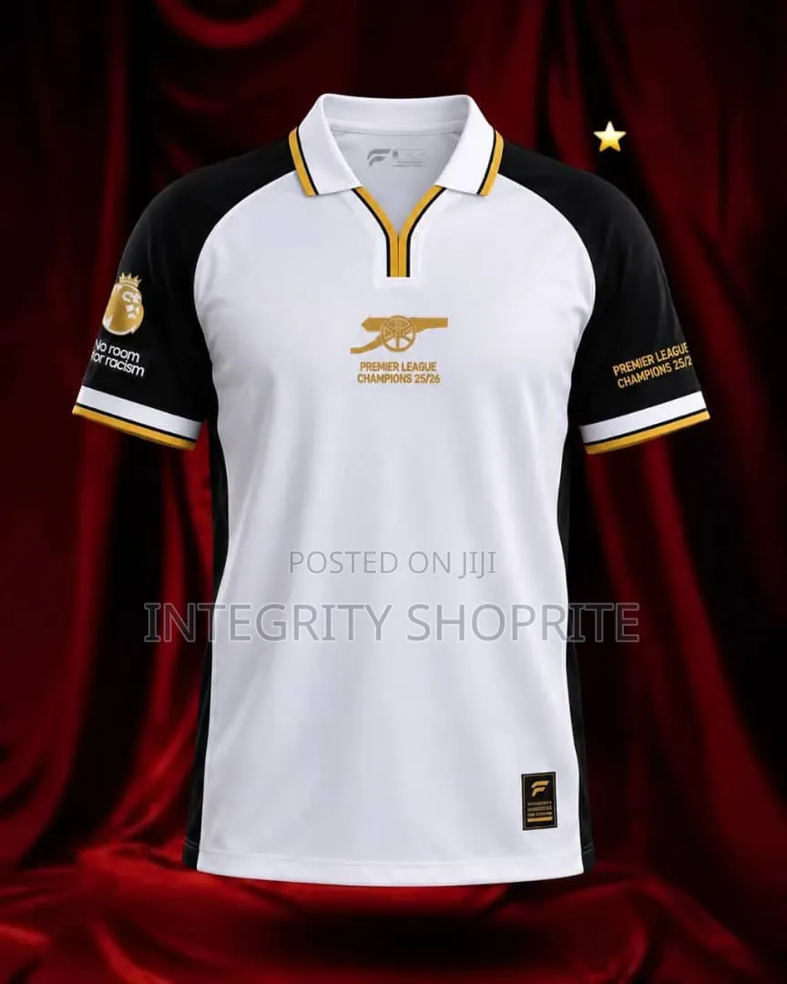 Arsenal Premier League Champions 25/26" Branding