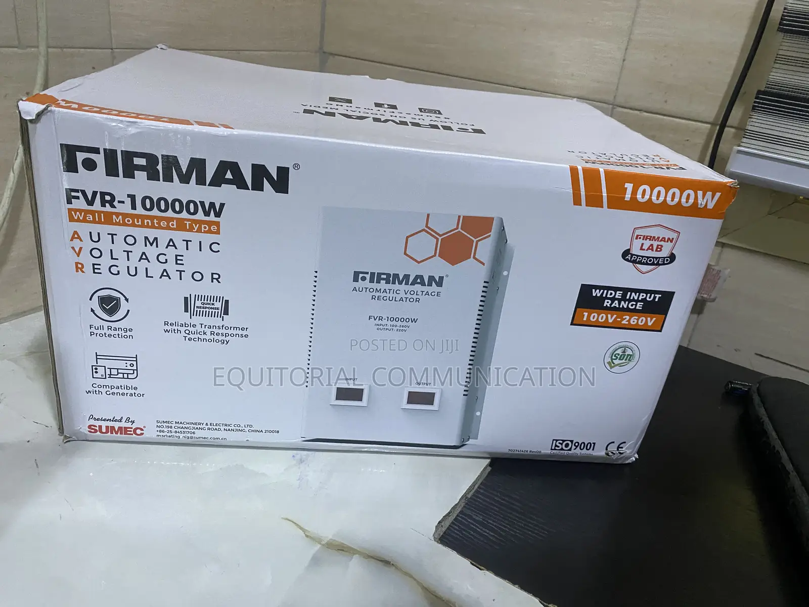 FIRMAN FVR-10000W Wall-Mounted Household Voltage Regulator