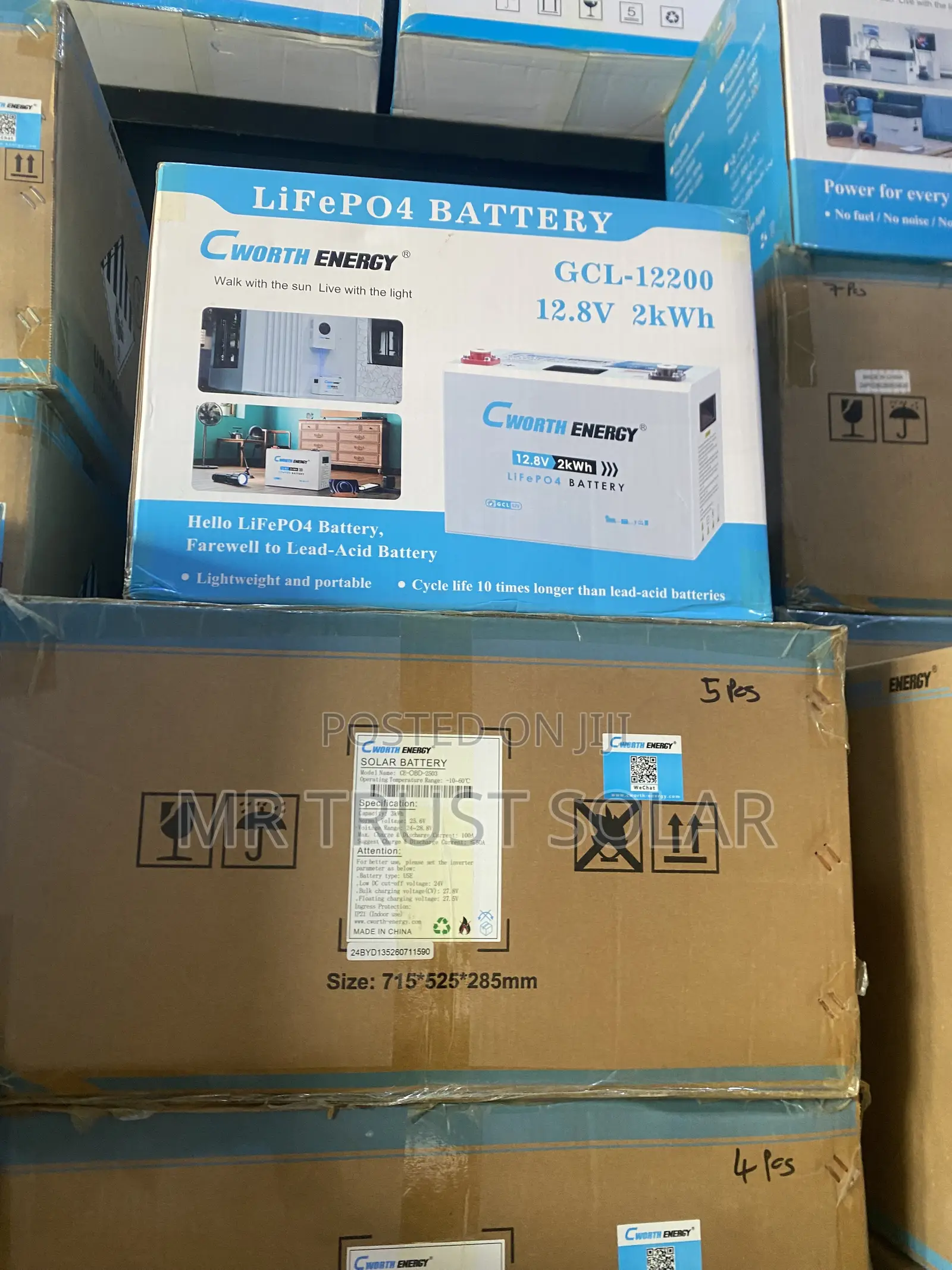 Cworth Energy Battery 12.8v 2kwh