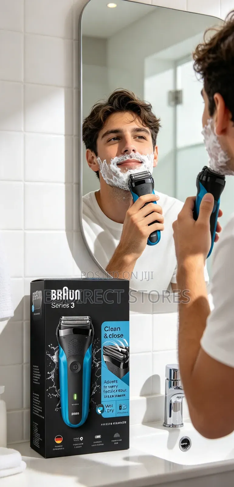 Braun Series3 Proskin 310s Wet Dry Rechargeable Electric Foil Shaver