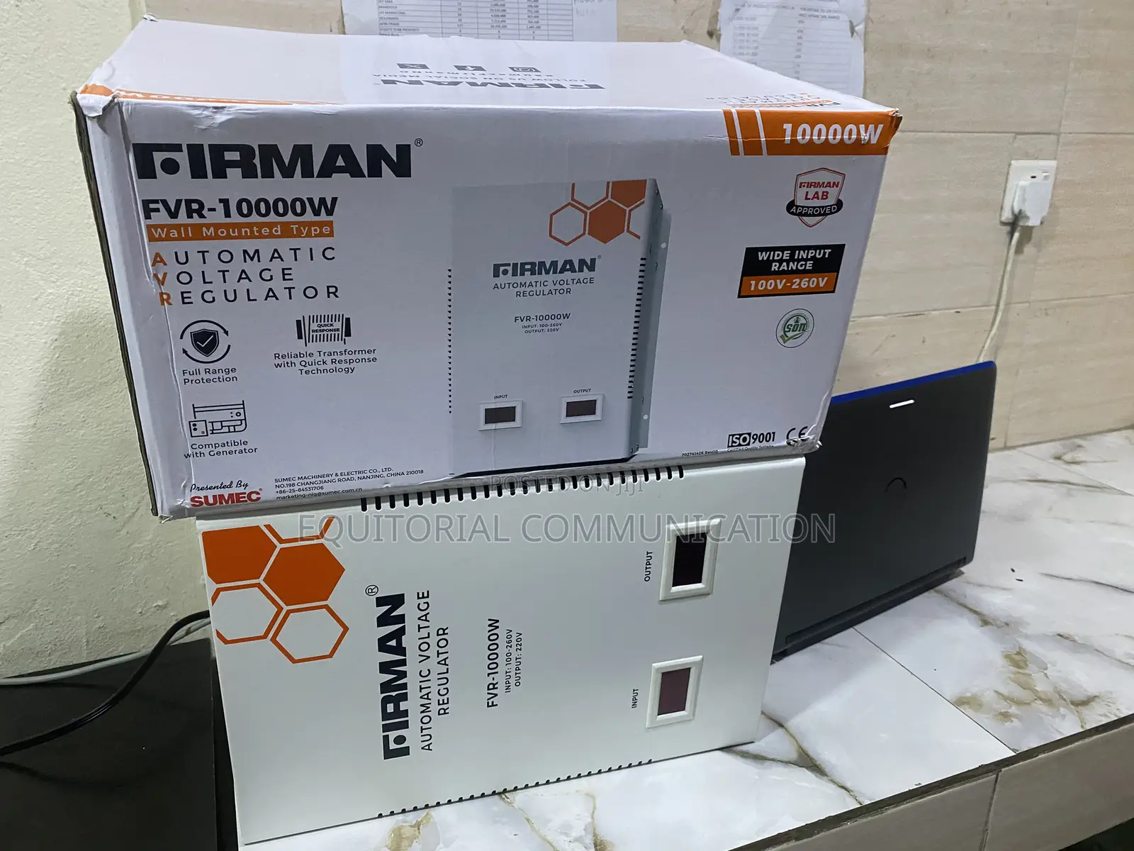 FIRMAN FVR-10000W Automatic Electrical Power Regulator
