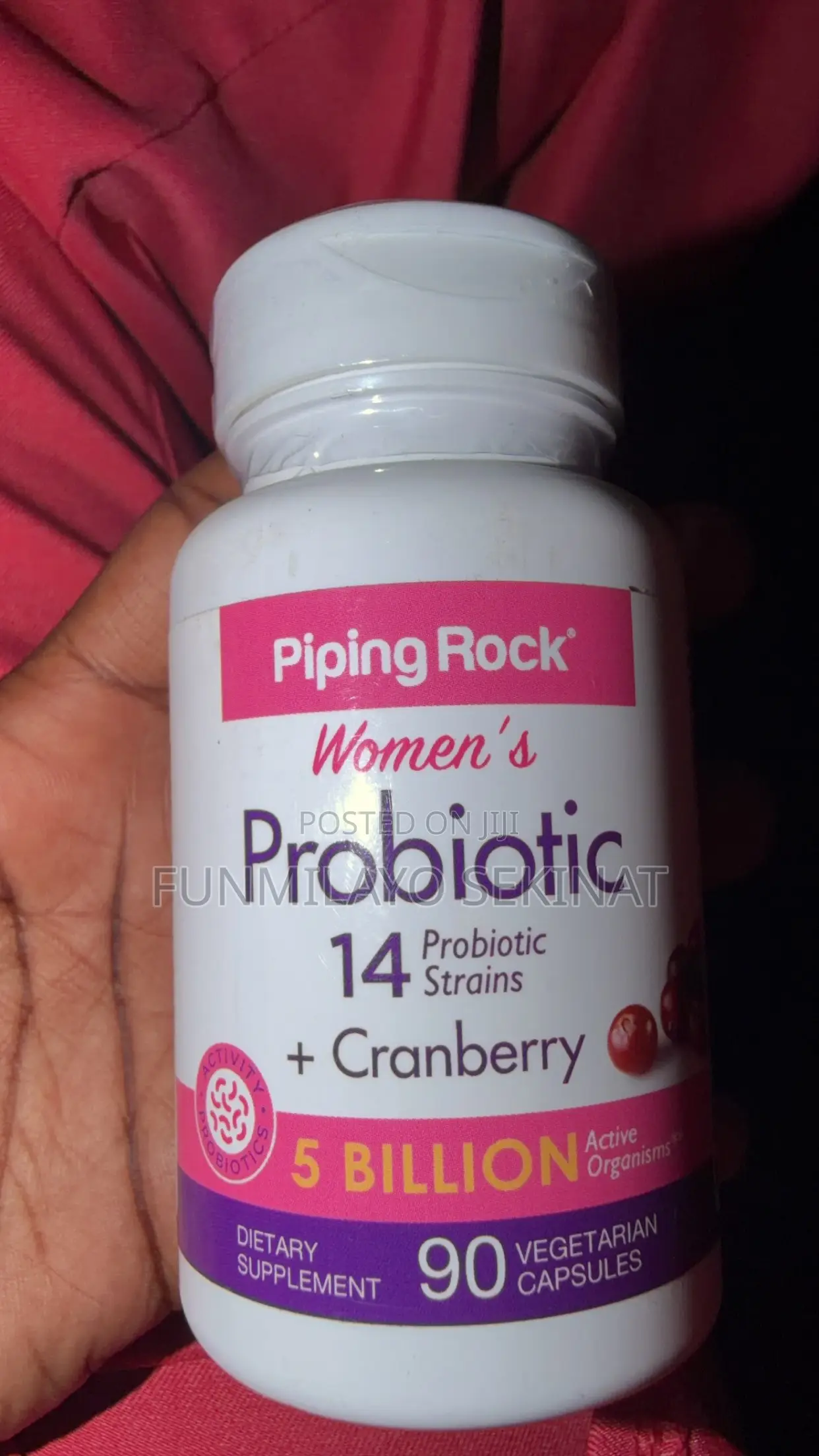 Piping Rock Women’s Probiotics + Cranberry