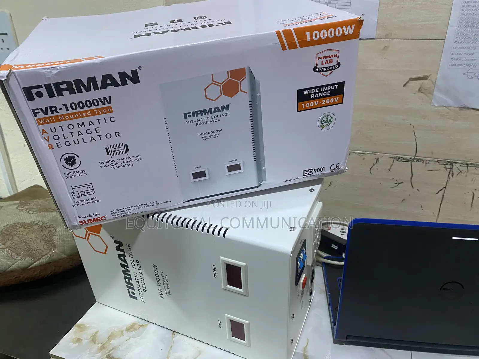 FIRMAN FVR-10000W Wall-Mounted Appliance Power Regulator