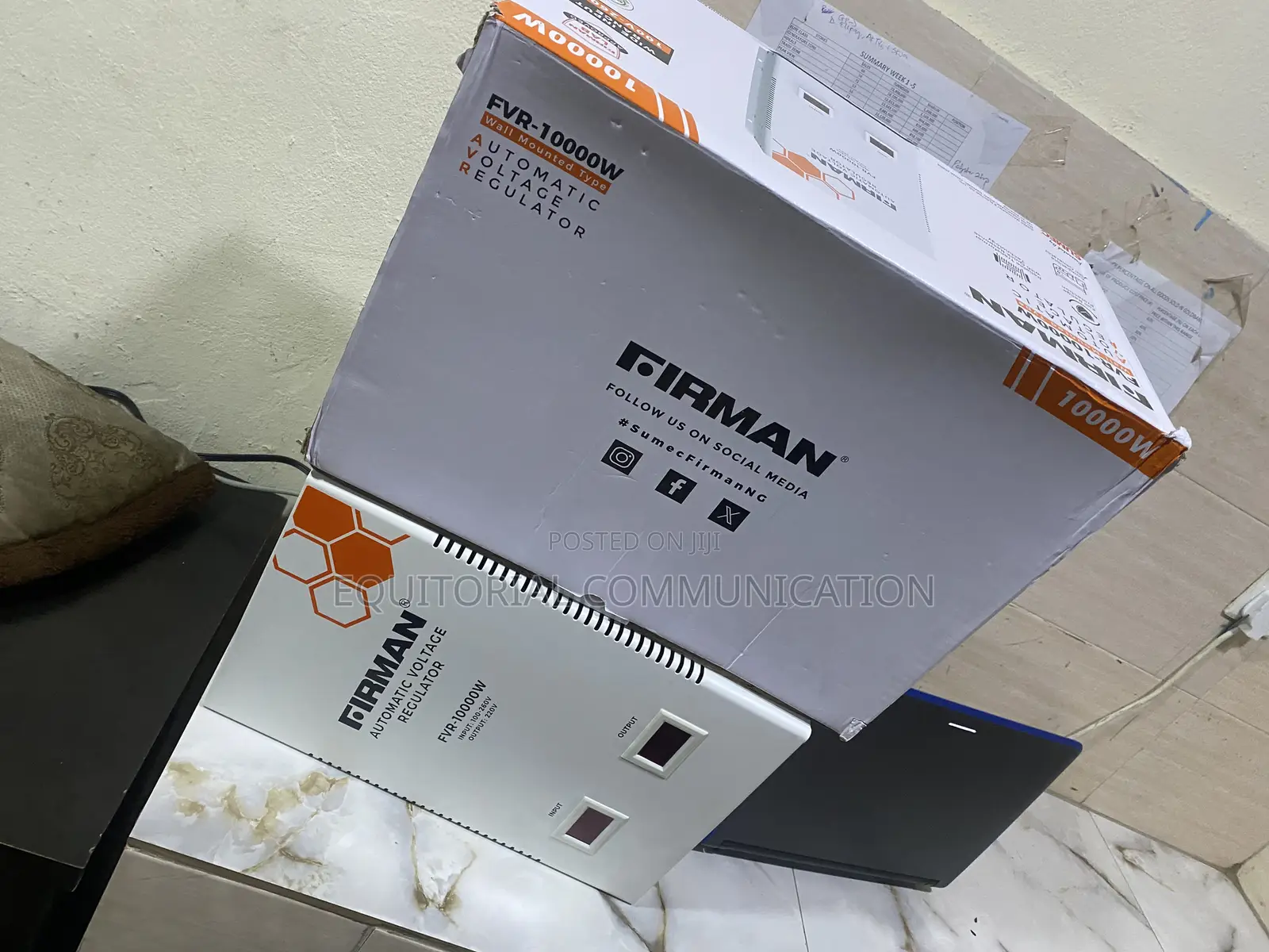 FIRMAN FVR-10000W Wall-Type Electrical Voltage Regulator