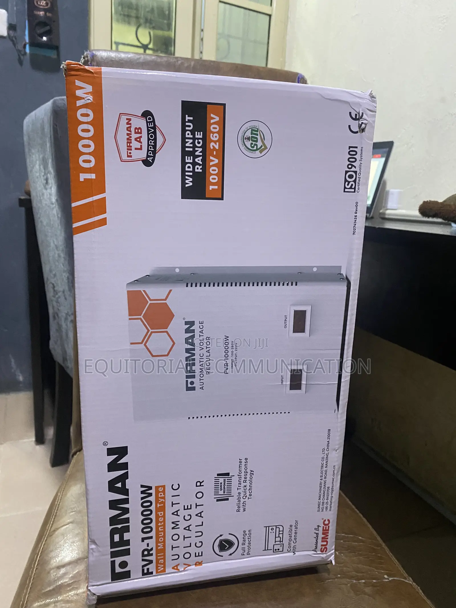 FIRMAN FVR-10000W Automatic Voltage Control for Appliances