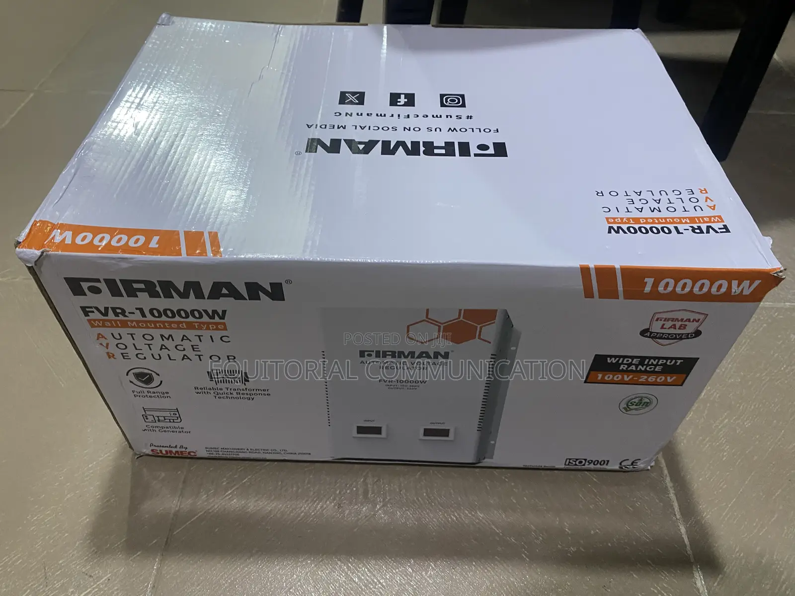 FIRMAN FVR-10000W Automatic Power Regulation Device