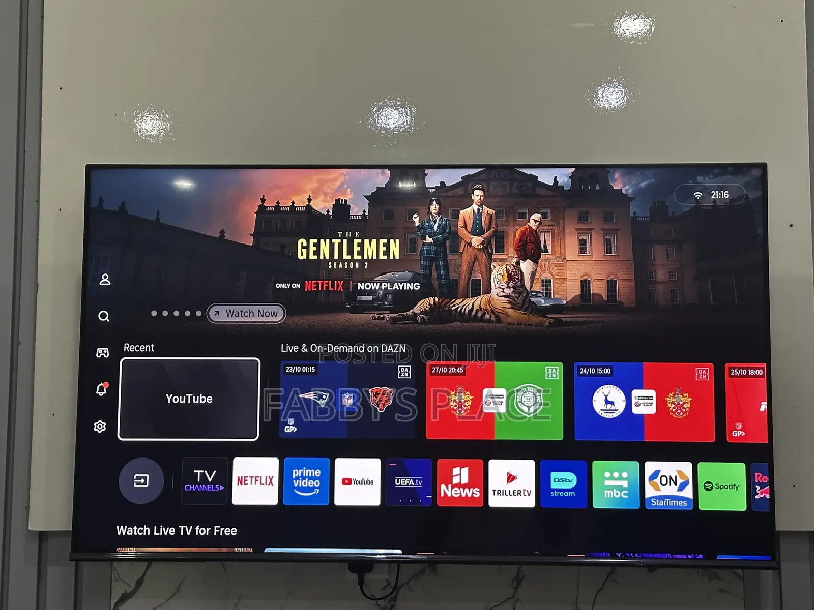 Hisense 58 Inches 4K UHD Smart TV, A6 Series