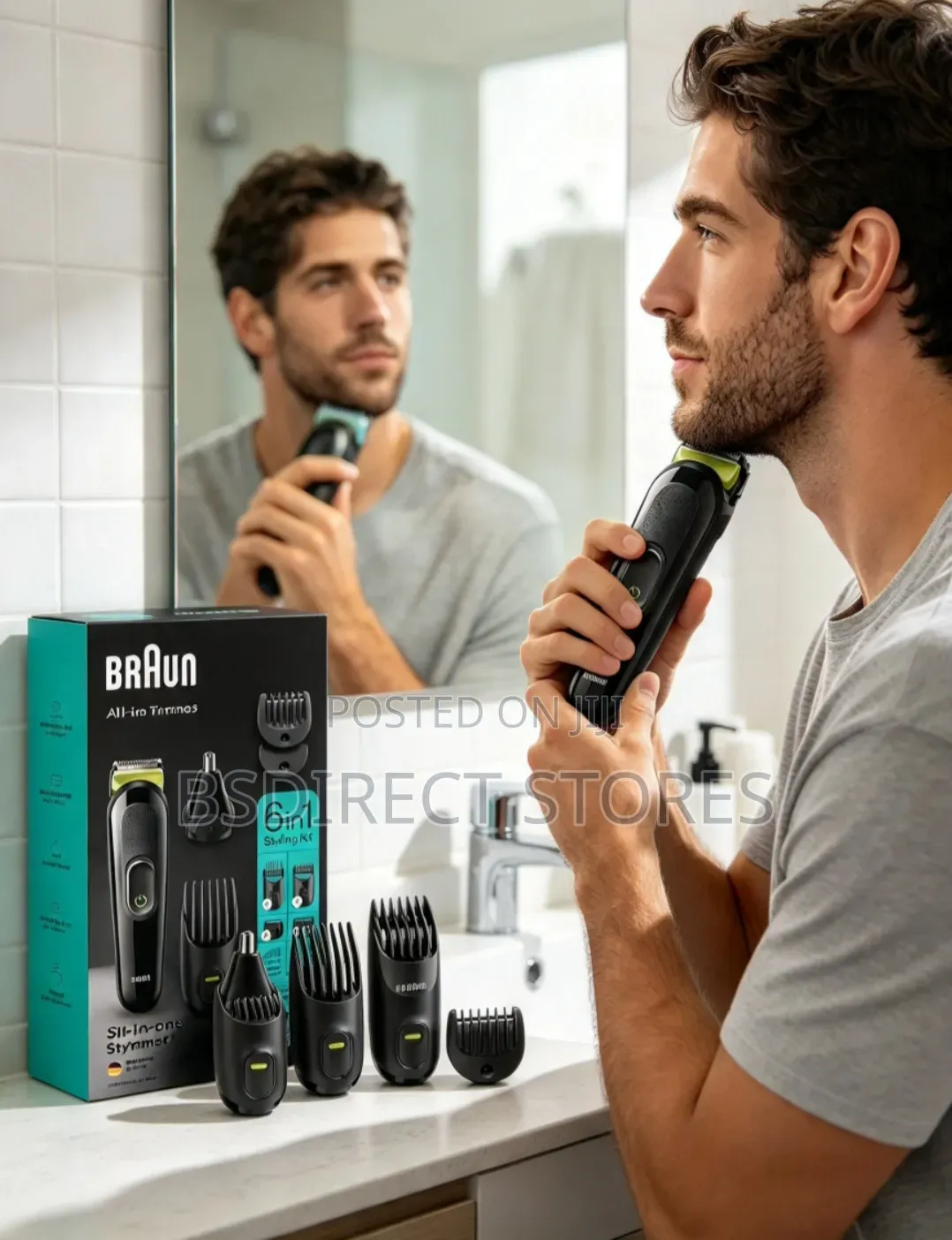 Braun Beard Trimmer and Hair Clipper for Men 6-in-1 Trimmer