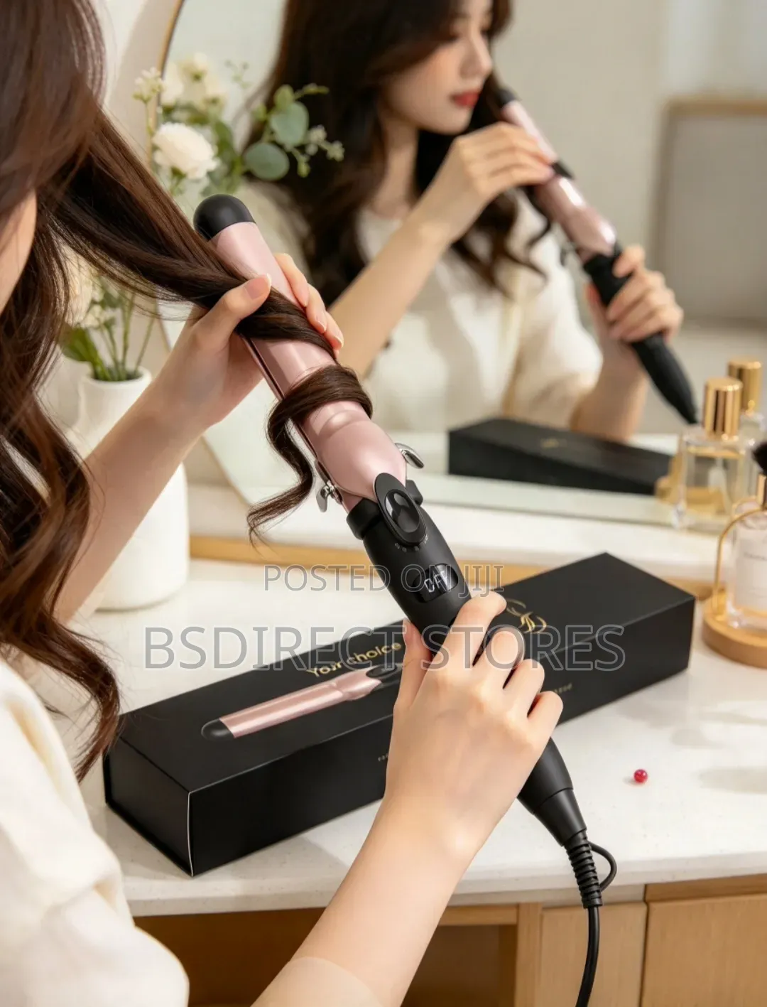 Pretfy 1.25 Inch Automatic 32mm Hair Curler Iron LCD Display