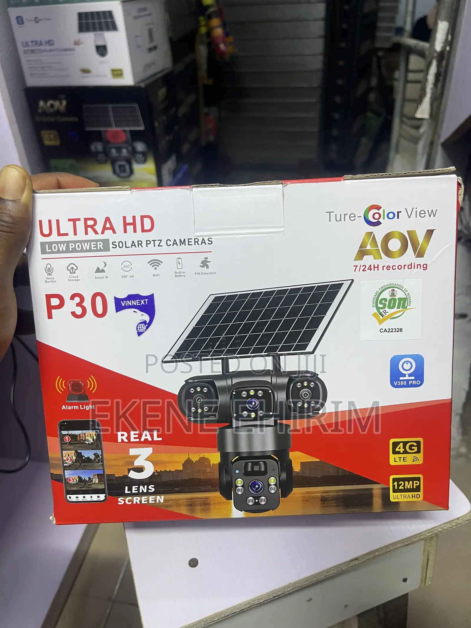 3 Lens Solar Camera