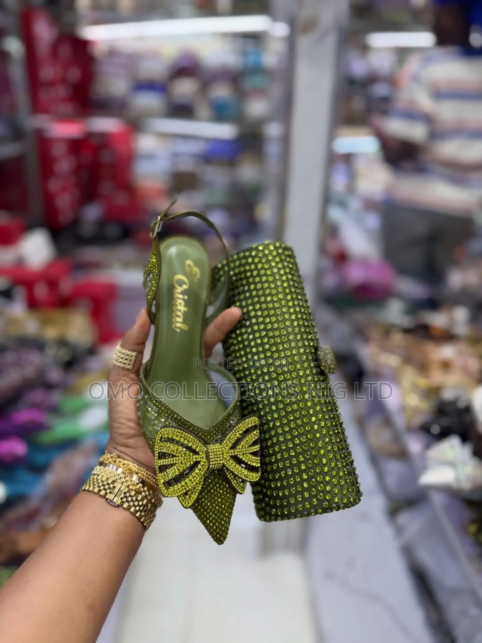 Ladies Designer Occasion Shoes and Matching Purse Set