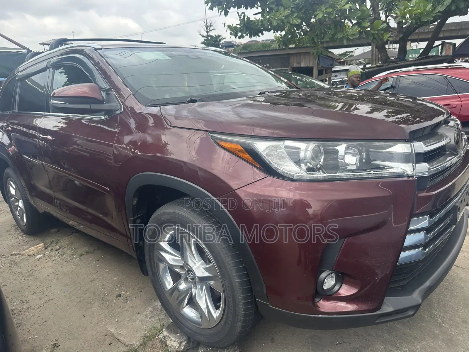 Toyota Highlander Limited Platinum 2019 Burgundy