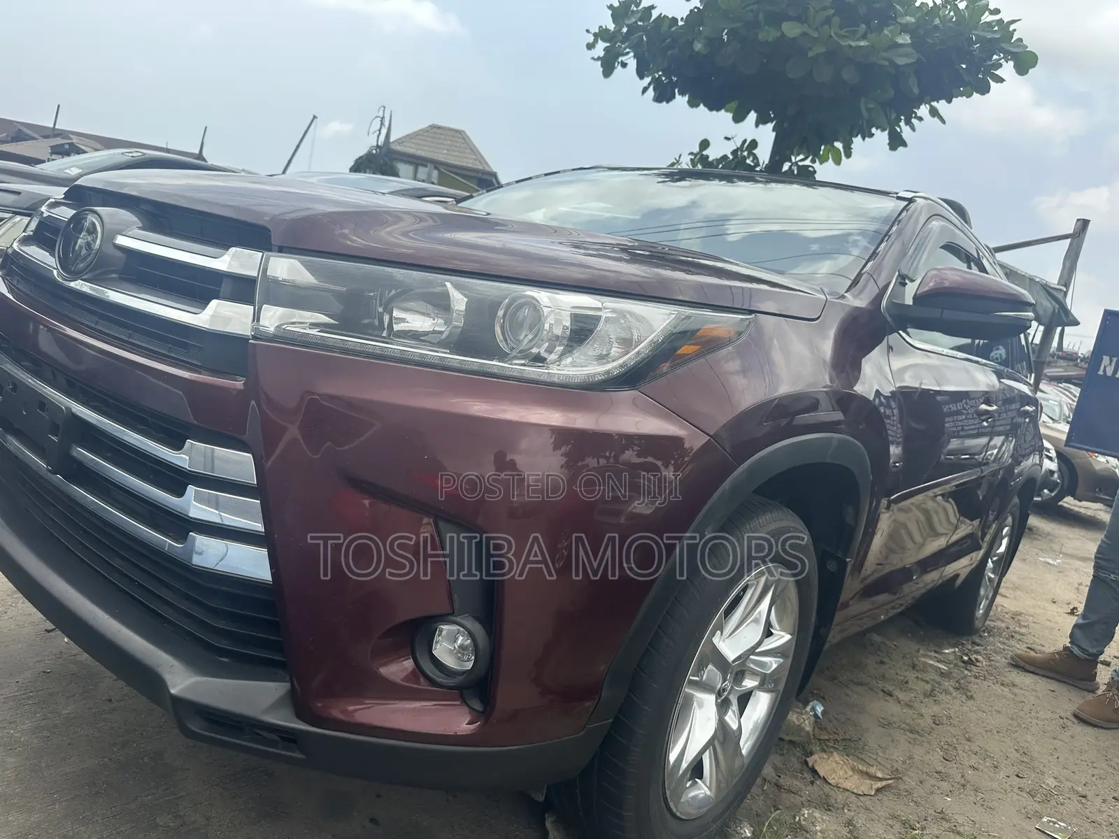 Toyota Highlander Limited Platinum 2019 Burgundy