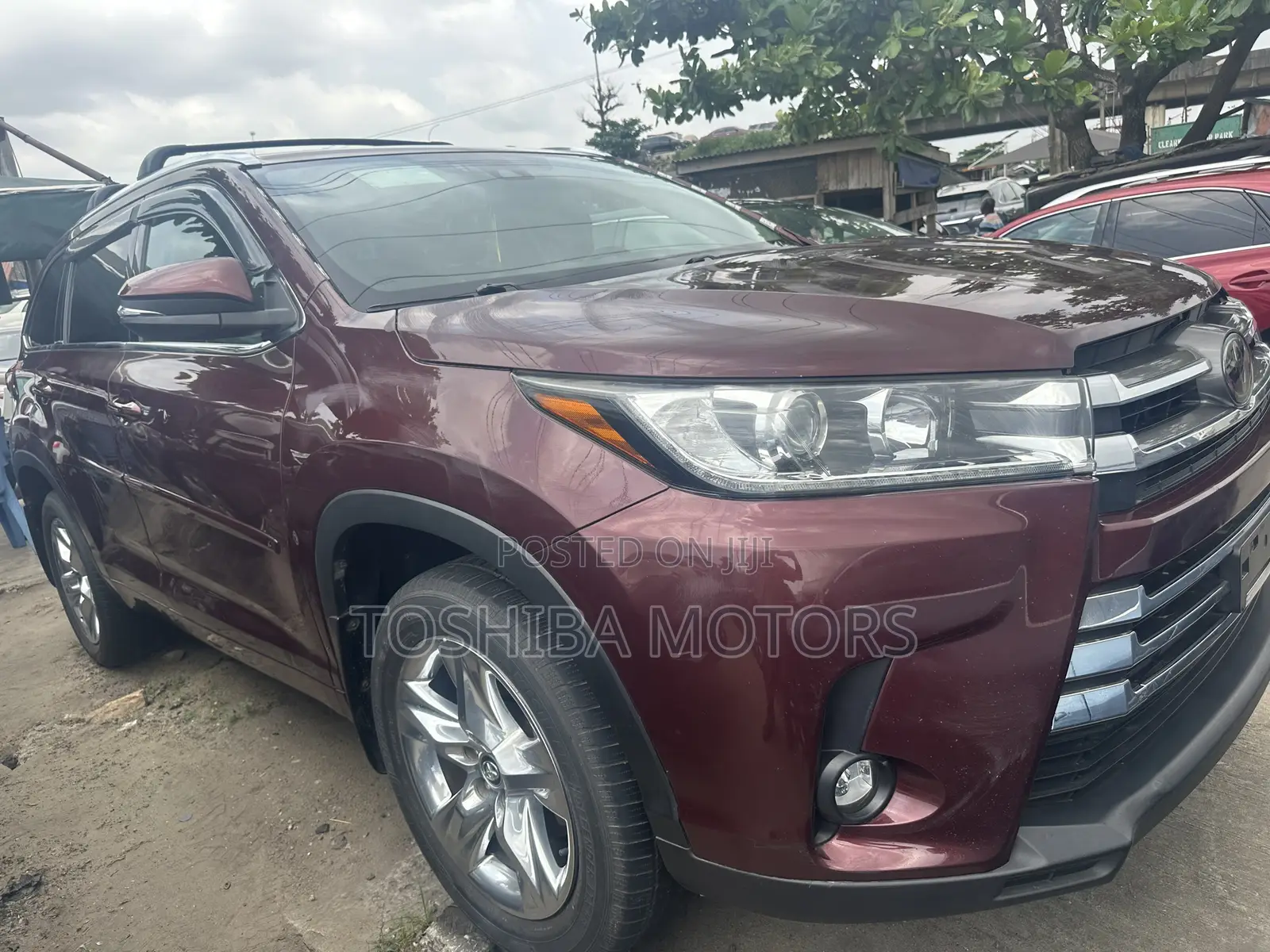 Toyota Highlander Limited Platinum 2019 Burgundy