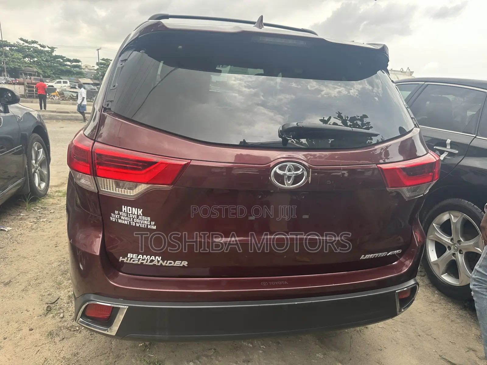 Toyota Highlander Limited Platinum 2019 Burgundy