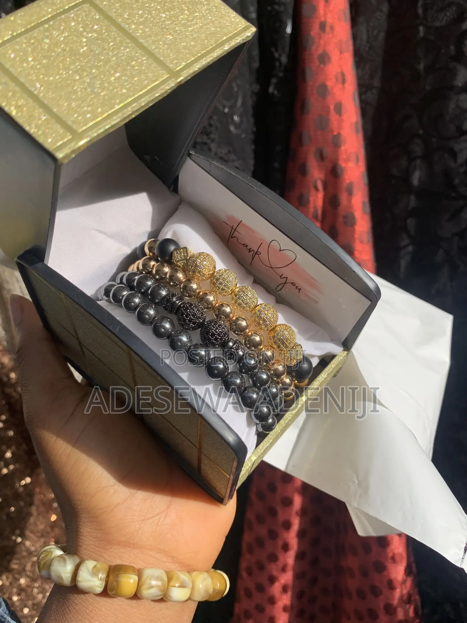 Handcrafted Custom Beaded Bracelet- Gift Ideas