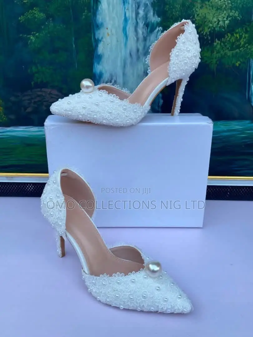 Exclusive Luxury White Ladies Heels – Premium Ladies Shoes