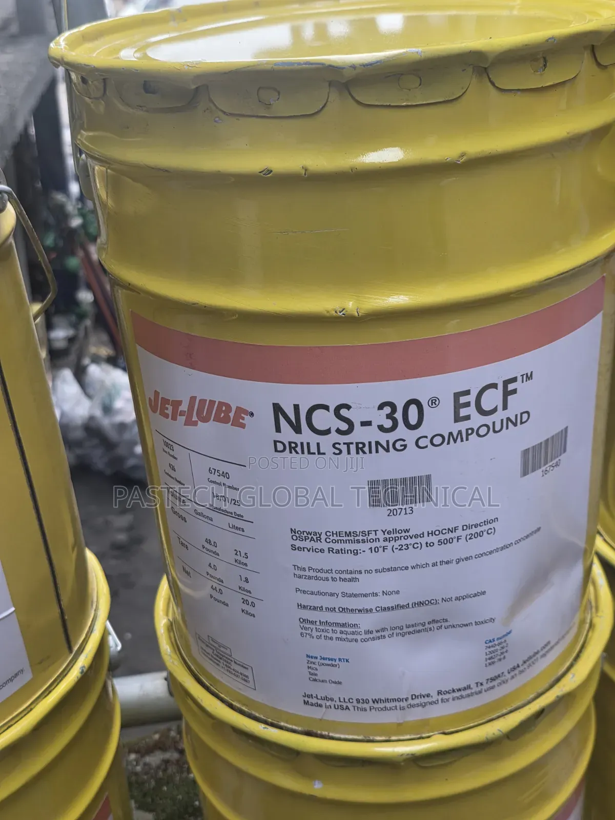 18kg Bucket of Jet-Lube NCS-30 ECF