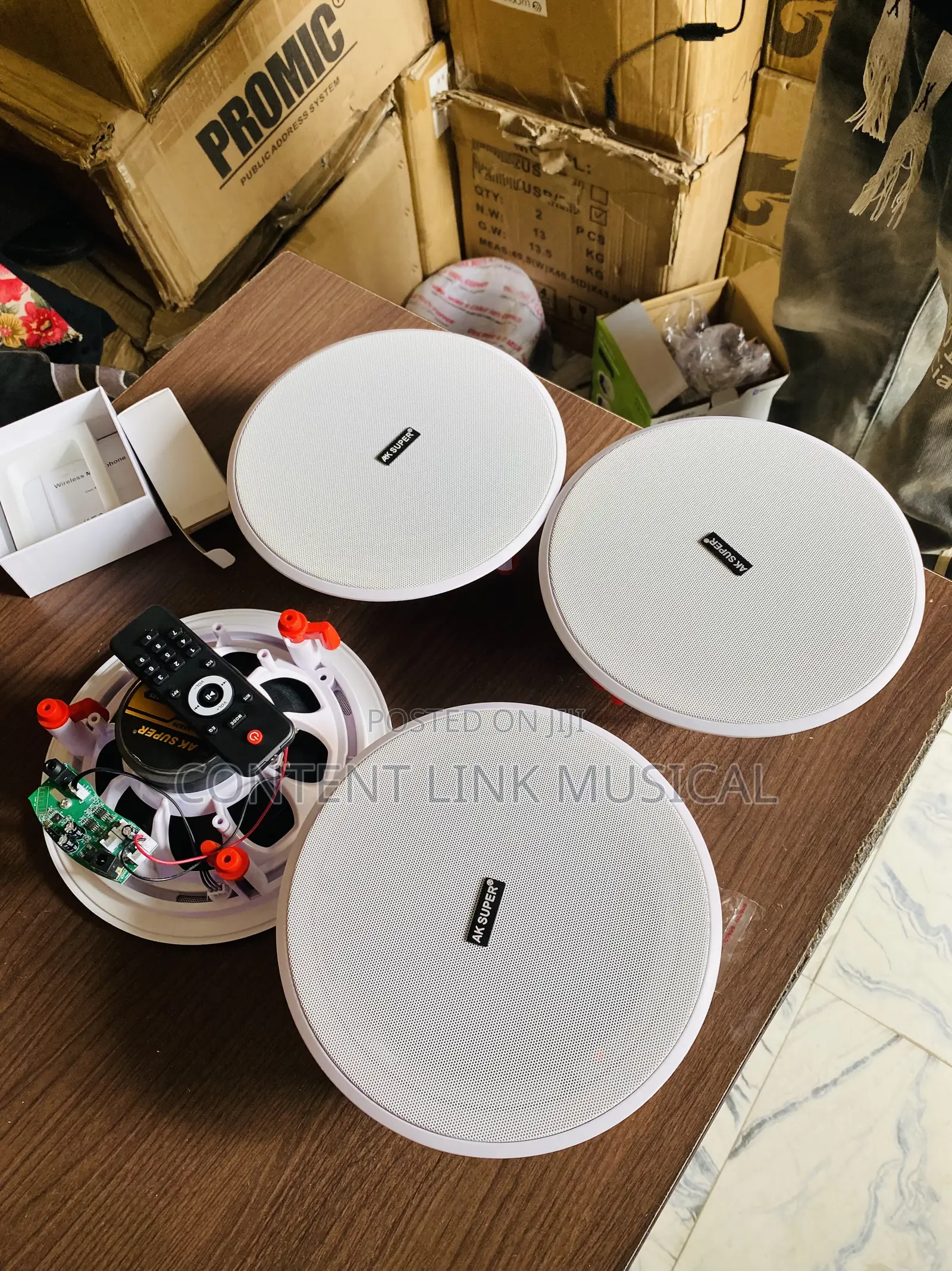 4in1 Bluetooth Ceiling Speakers With Remote
