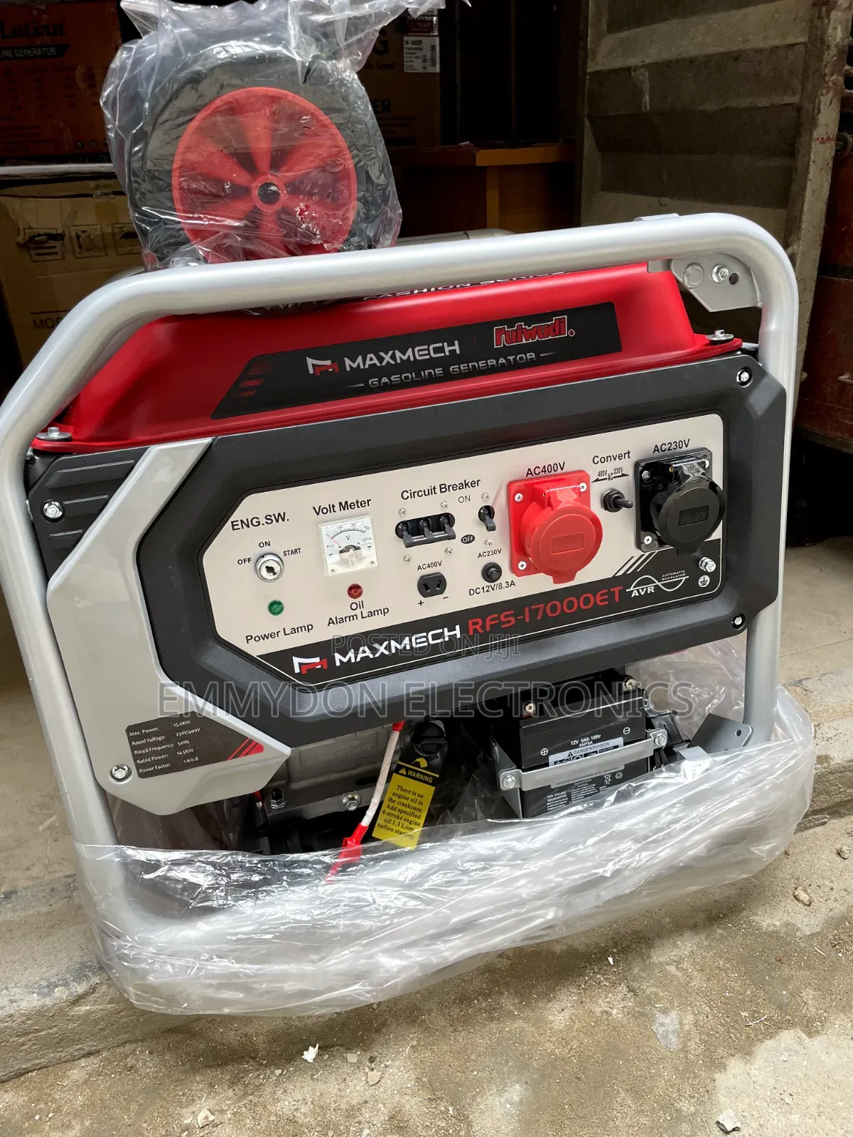 MAXMECH RFS-17000ET Petrol Generator With Battery