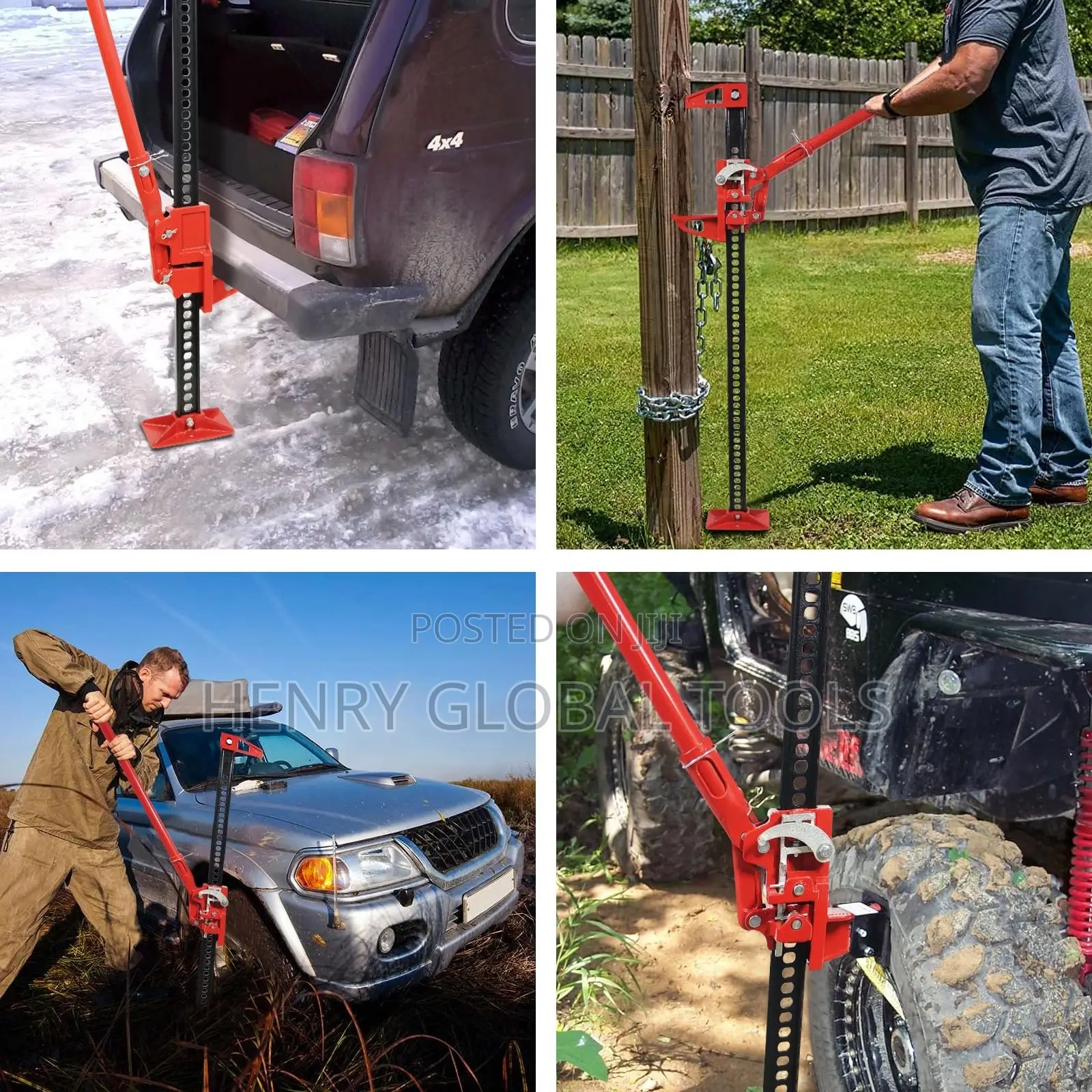 10 Ton High Lift Farm Jack – 60 Inches