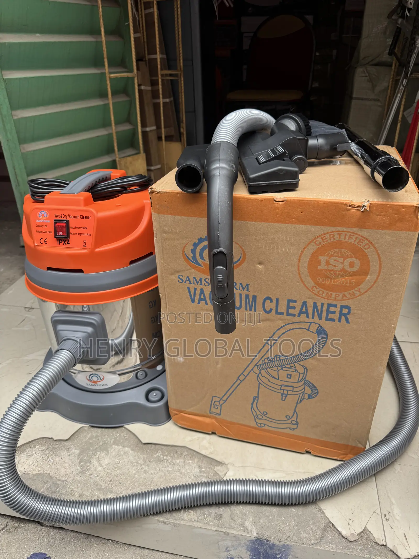 20L Wet and Dry Vacuum Cleaner – Stainless Steel Tank