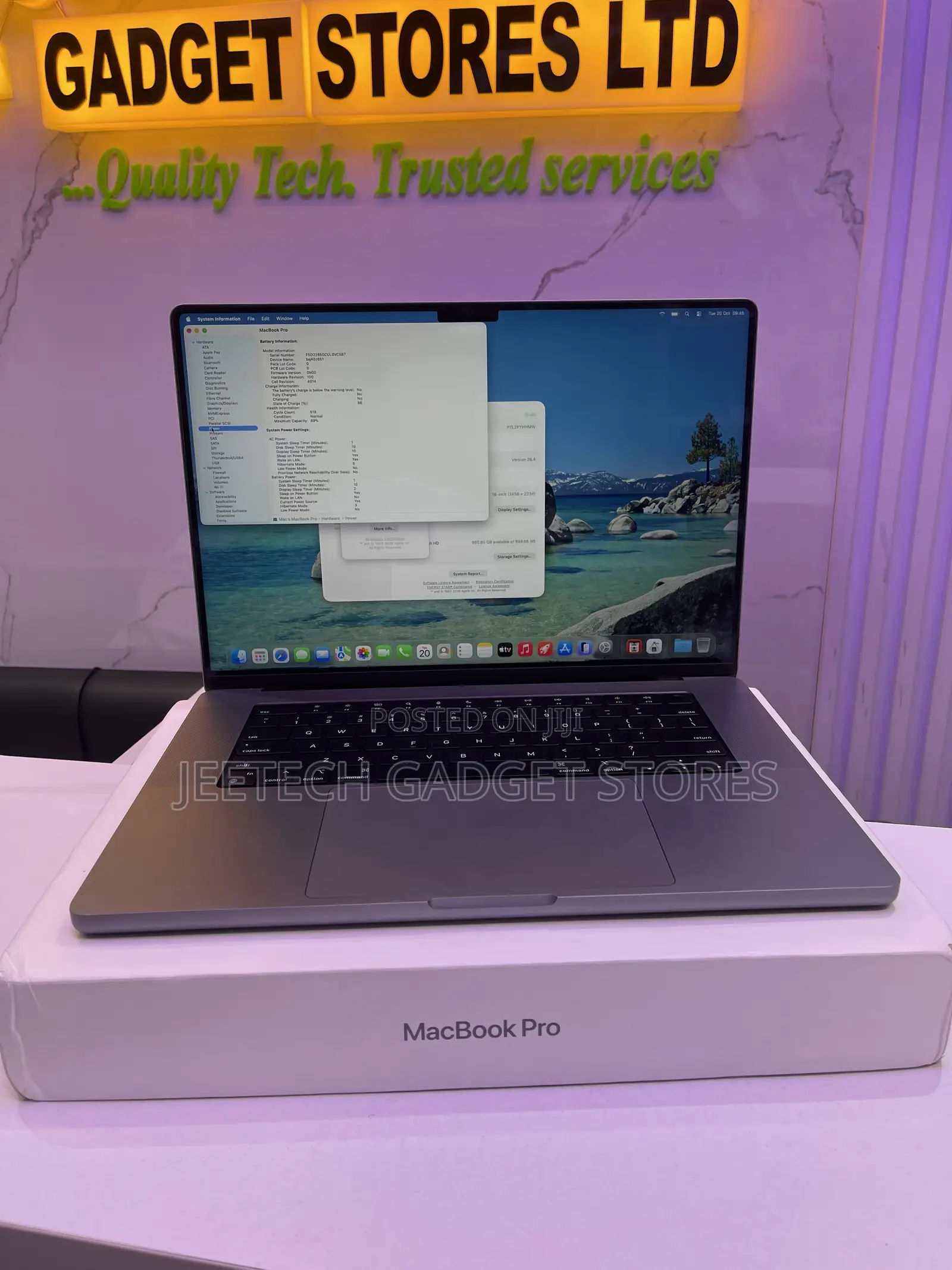 Laptop Apple MacBook Pro 2021 M1 16GB Apple M1 Pro SSD 1T