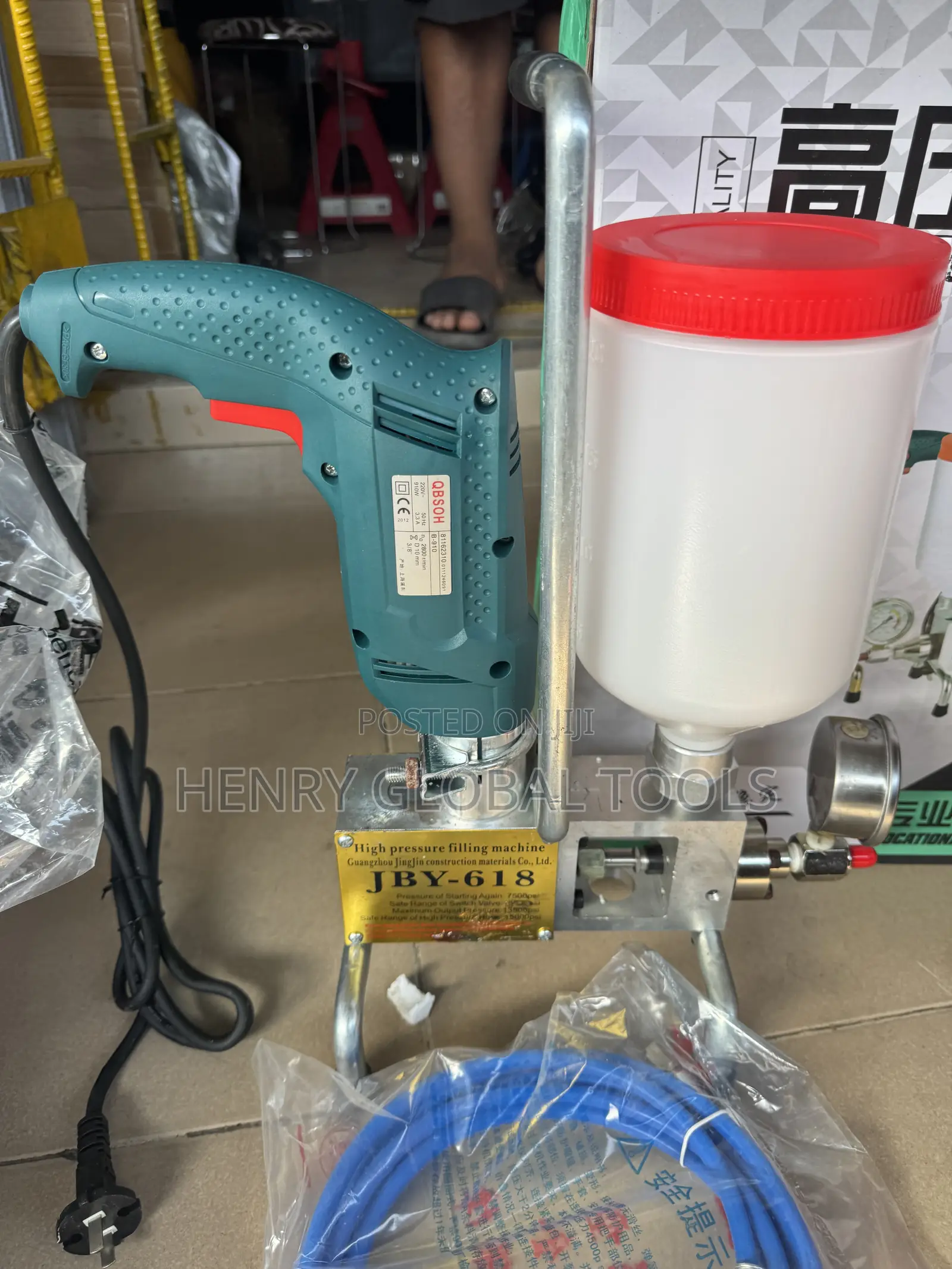 JBY-618 High-Pressure Grouting Machine – Electric Injection Pump