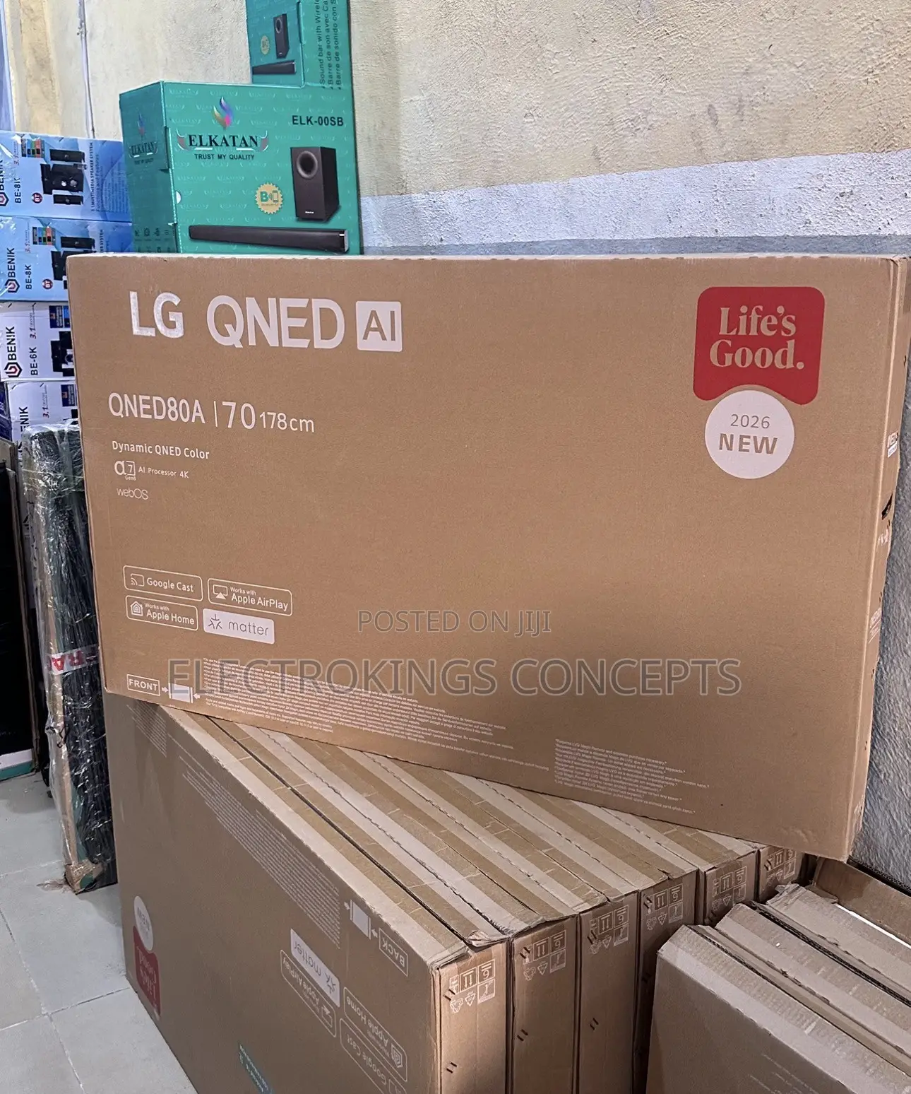 Brand New LG 70Inch Qned Android Smart TV With Netflix and YouTube