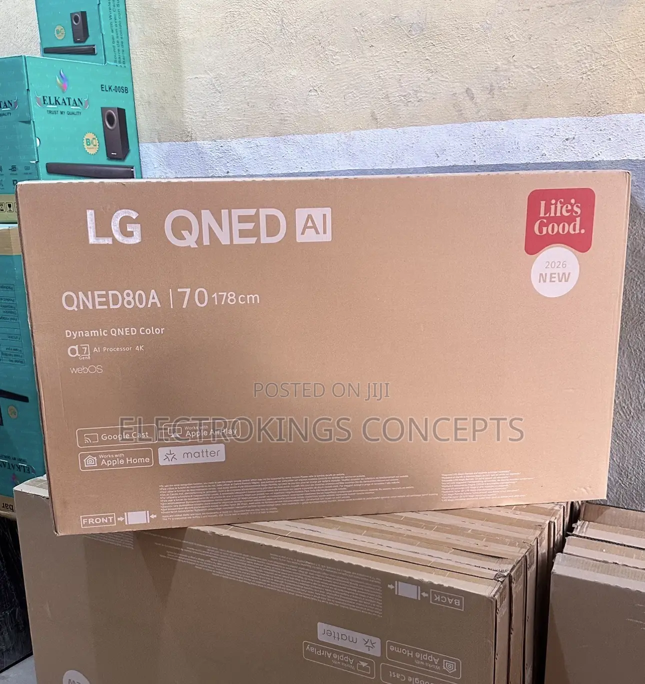 Brand New LG 70Inch Qned Android Smart TV With Netflix and YouTube