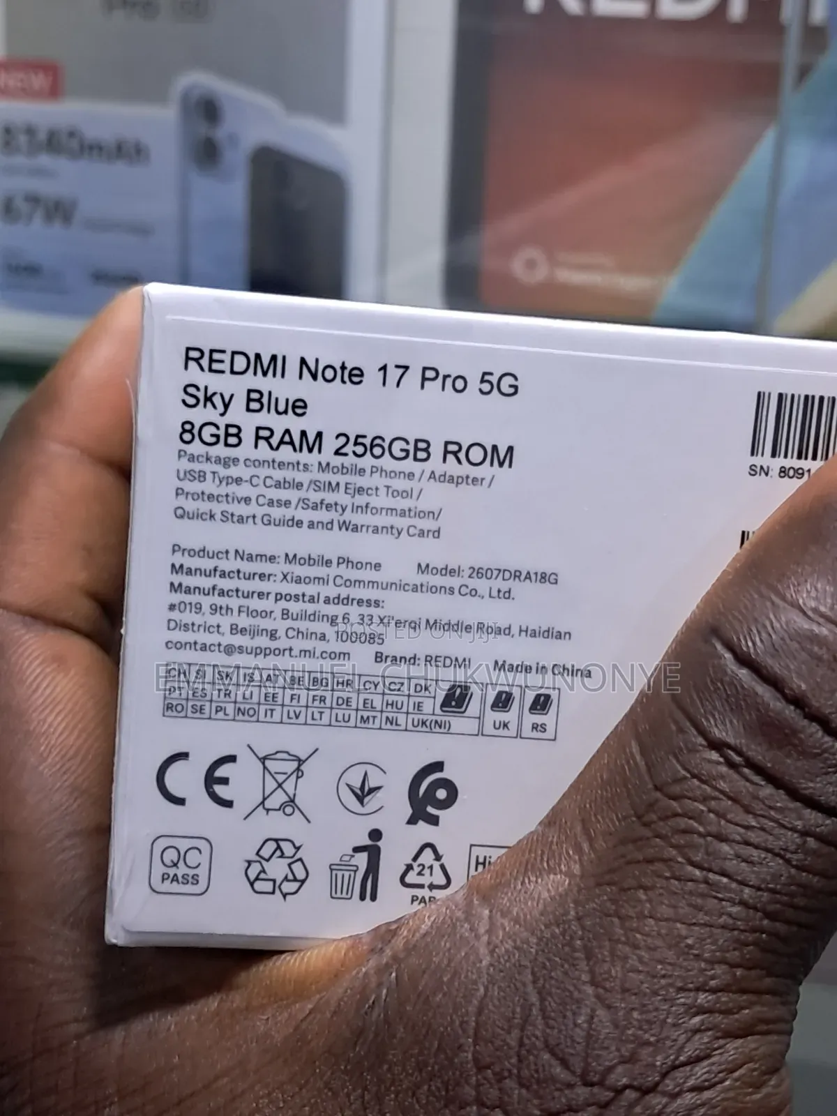 New Xiaomi Redmi Note 17 Pro 256 GB Black