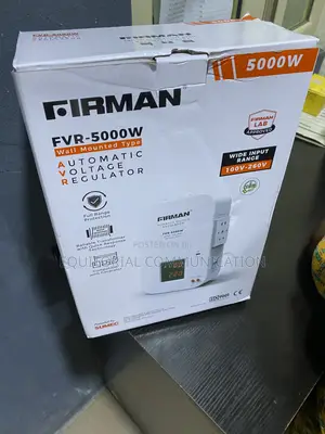 Firman 5000W Wall-Mounted Voltage Protector Model FVR-5000W