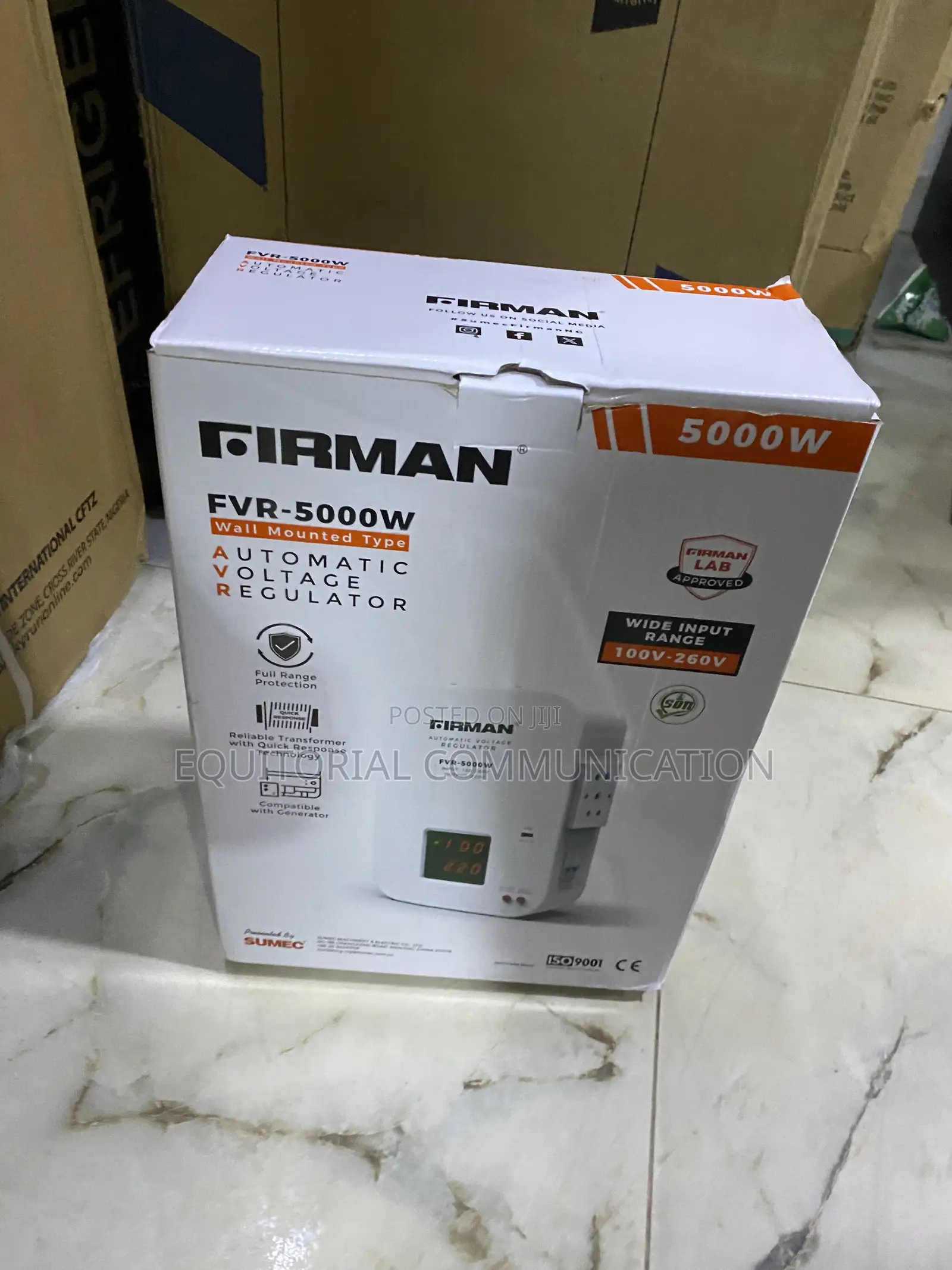 Firman FVR-5000W Automatic Voltage Stabilizer for Home and Office