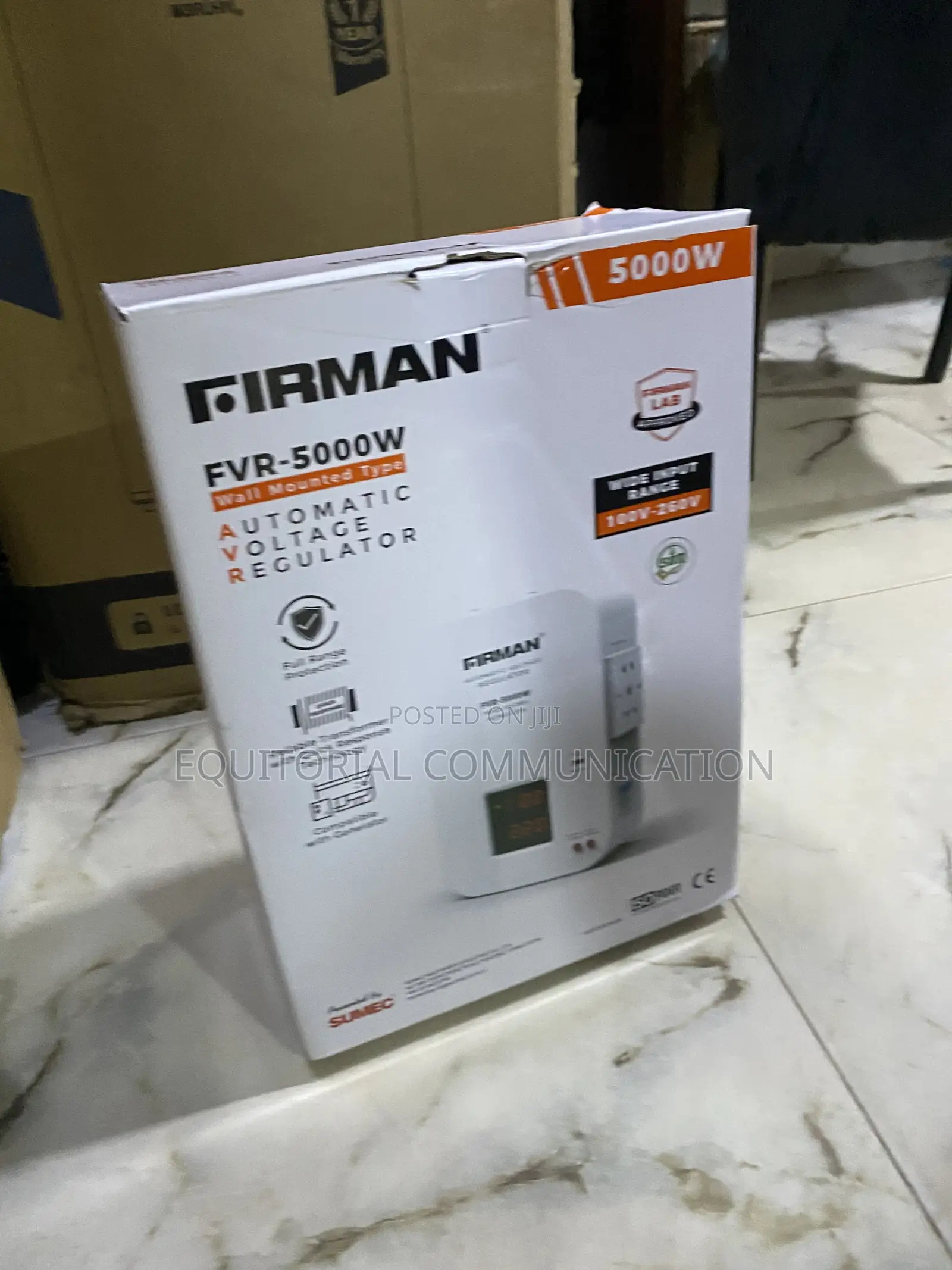 Firman 5000W Automatic Voltage Regulator for Compatible Home Appliance
