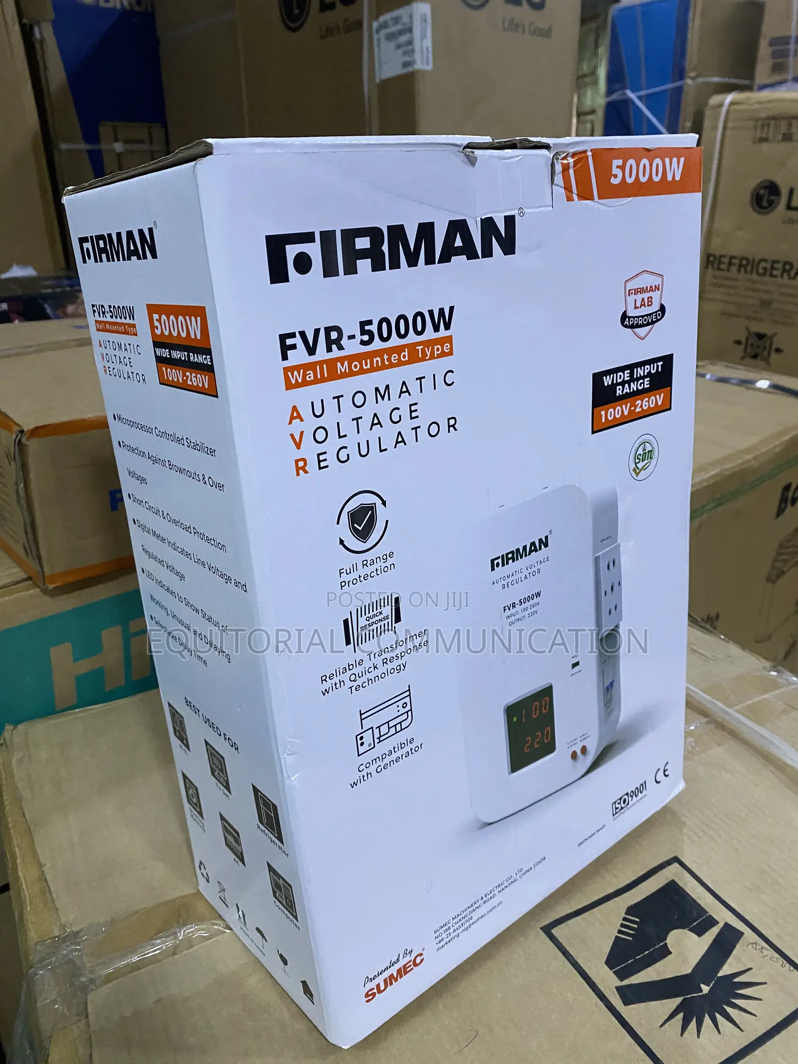 Firman FVR-5000W 5000W Electrical Voltage Control System
