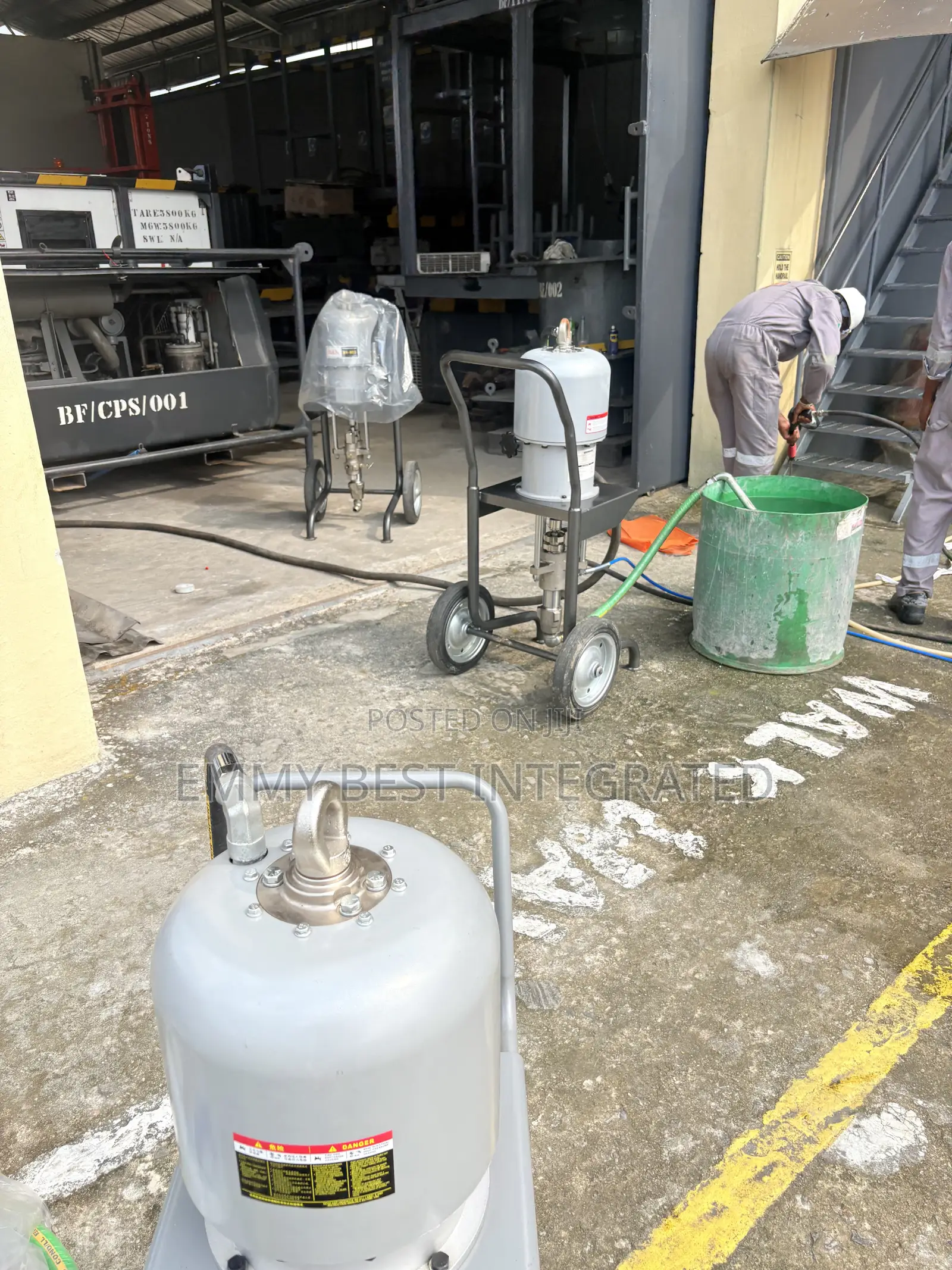 B&K Pneumatic (Air-Powered) Heavy-Duty Airless Paint Sprayer Pumps