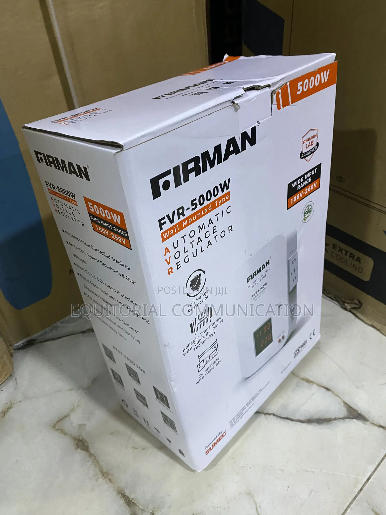 Firman FVR-5000W Automatic Voltage Protection Equipment 100v-260v