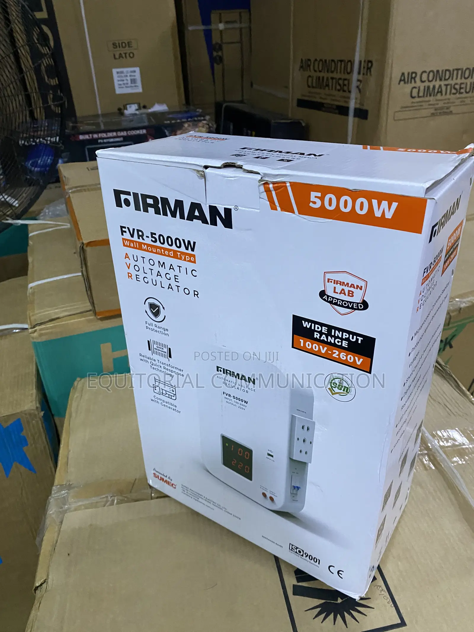 Firman FVR-5000W 5000W Wall-Mounted Electrical Stabilizer
