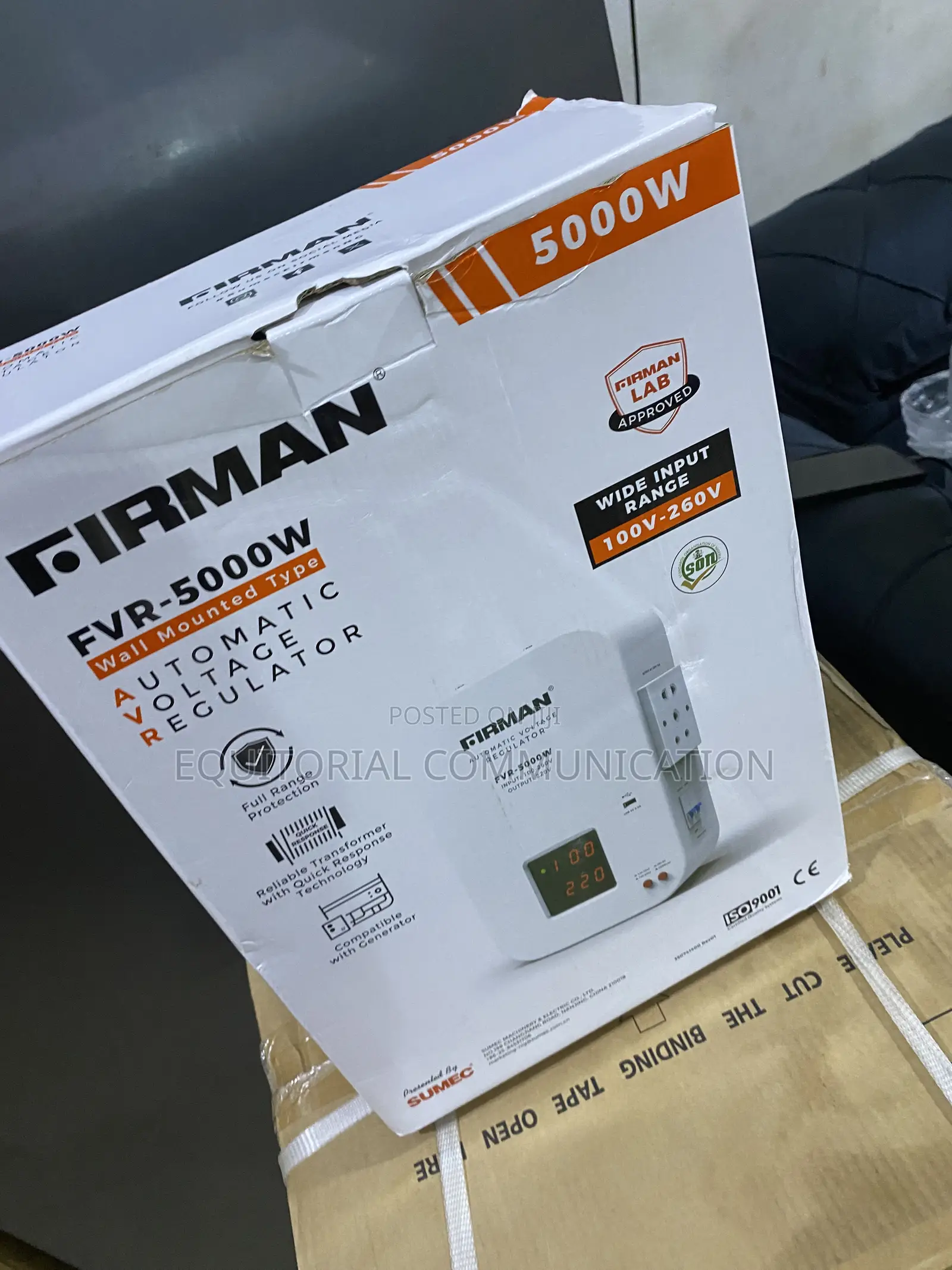 Firman FVR-5000W Wall-Mounted Voltage Protection Regulator