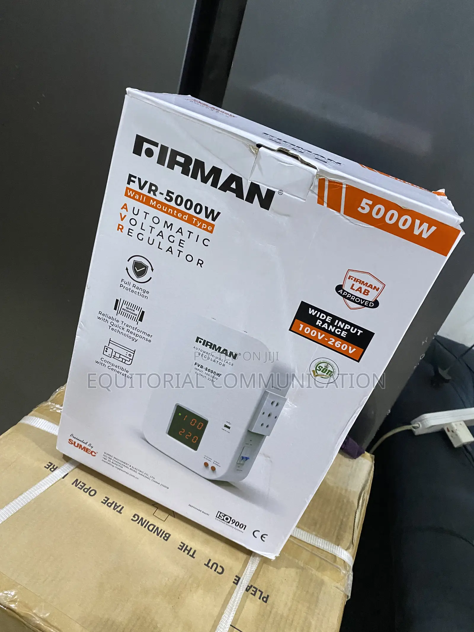 Firman FVR-5000W Automatic Voltage Stabilizing Equipment 100v-260v