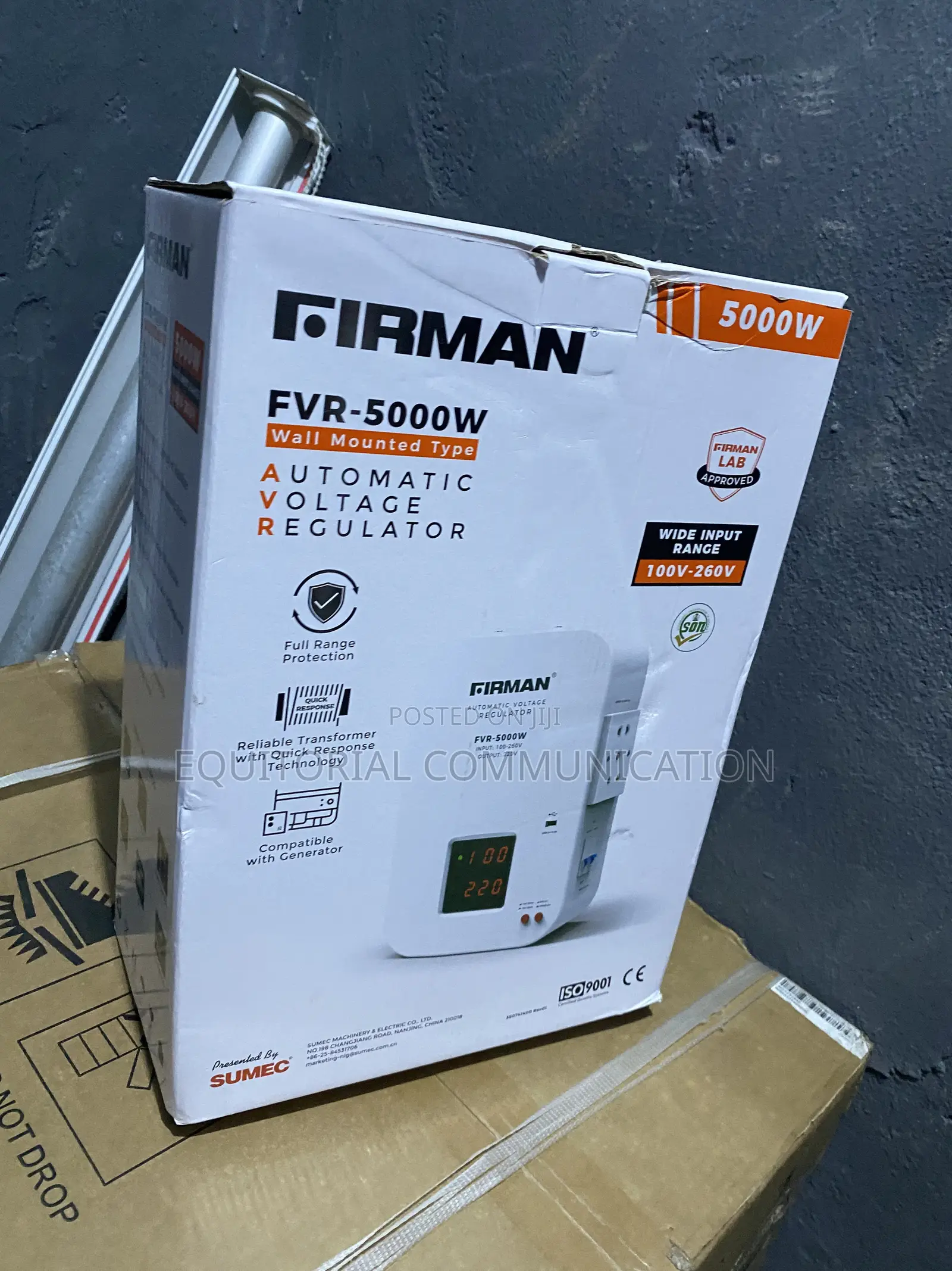 Firman FVR-5000W Wall-Type Automatic Power Stabilizer 5000W